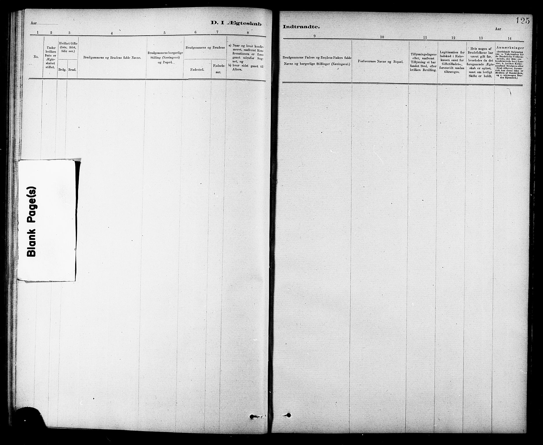 Ministerialprotokoller, klokkerbøker og fødselsregistre - Sør-Trøndelag, AV/SAT-A-1456/618/L0452: Parish register (copy) no. 618C03, 1884-1906, p. 125