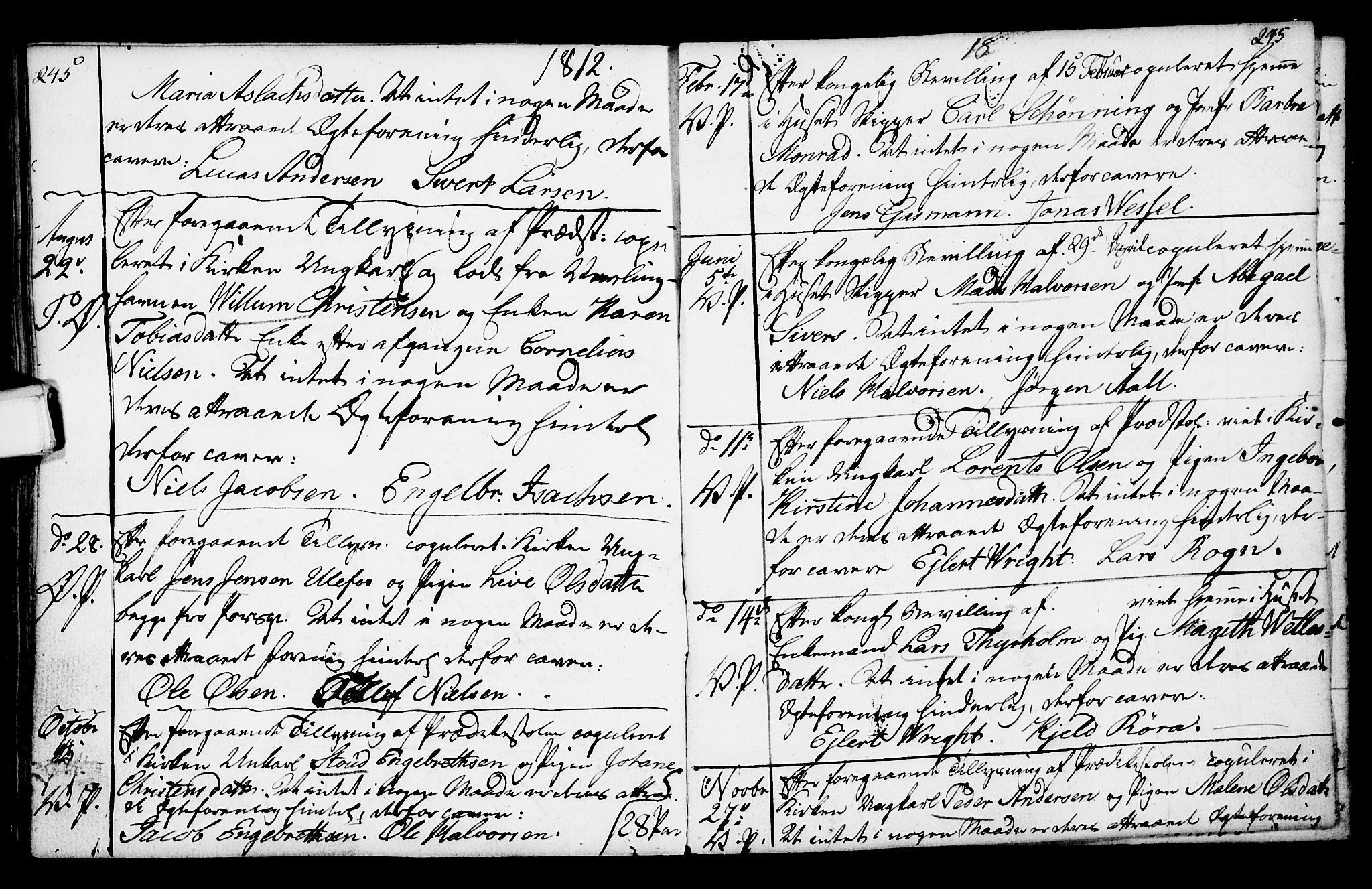 Porsgrunn kirkebøker , SAKO/A-104/F/Fa/L0003: Parish register (official) no. 3, 1764-1814, p. 245