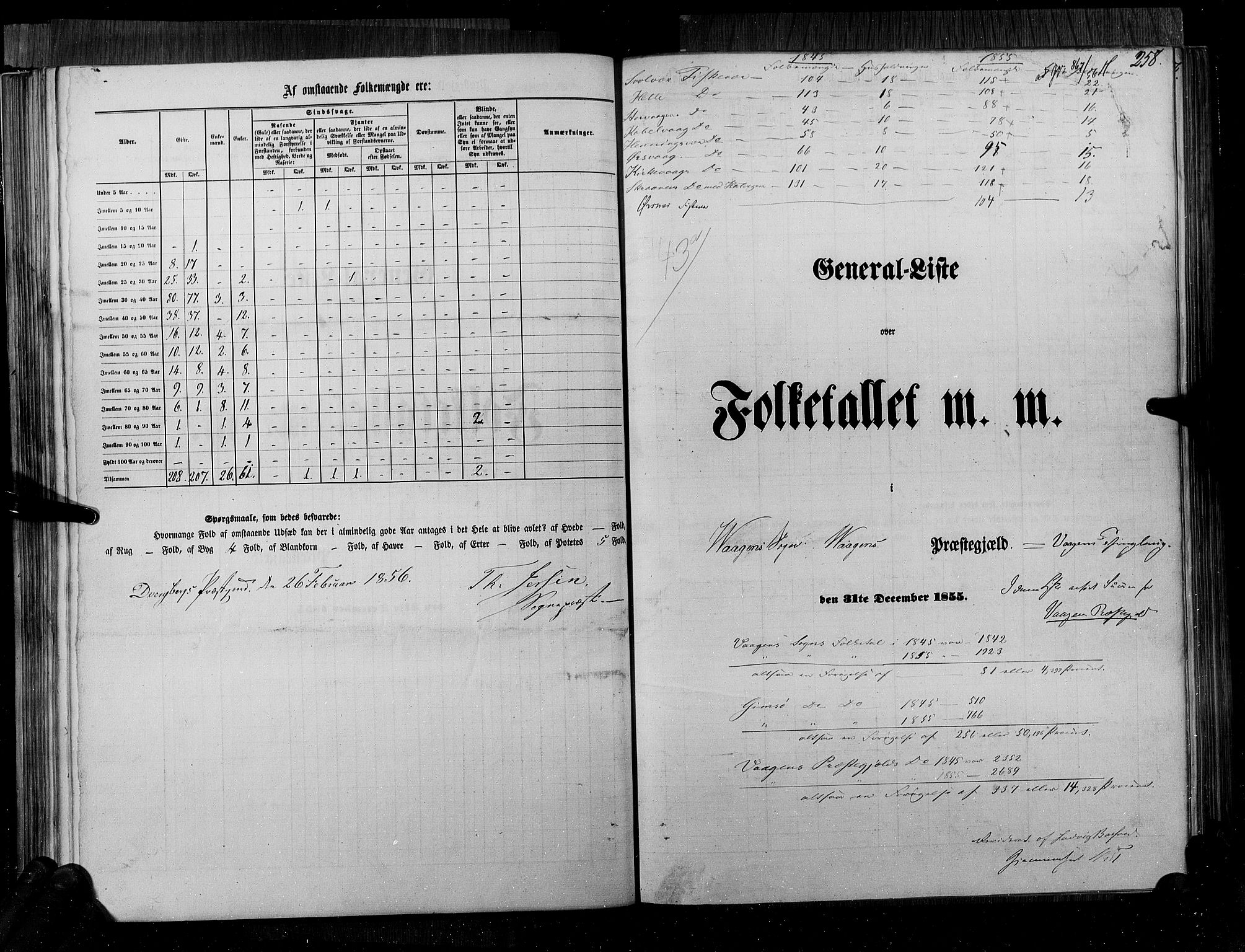 RA, Census 1855, vol. 6B: Nordland amt og Finnmarken amt, 1855, p. 258