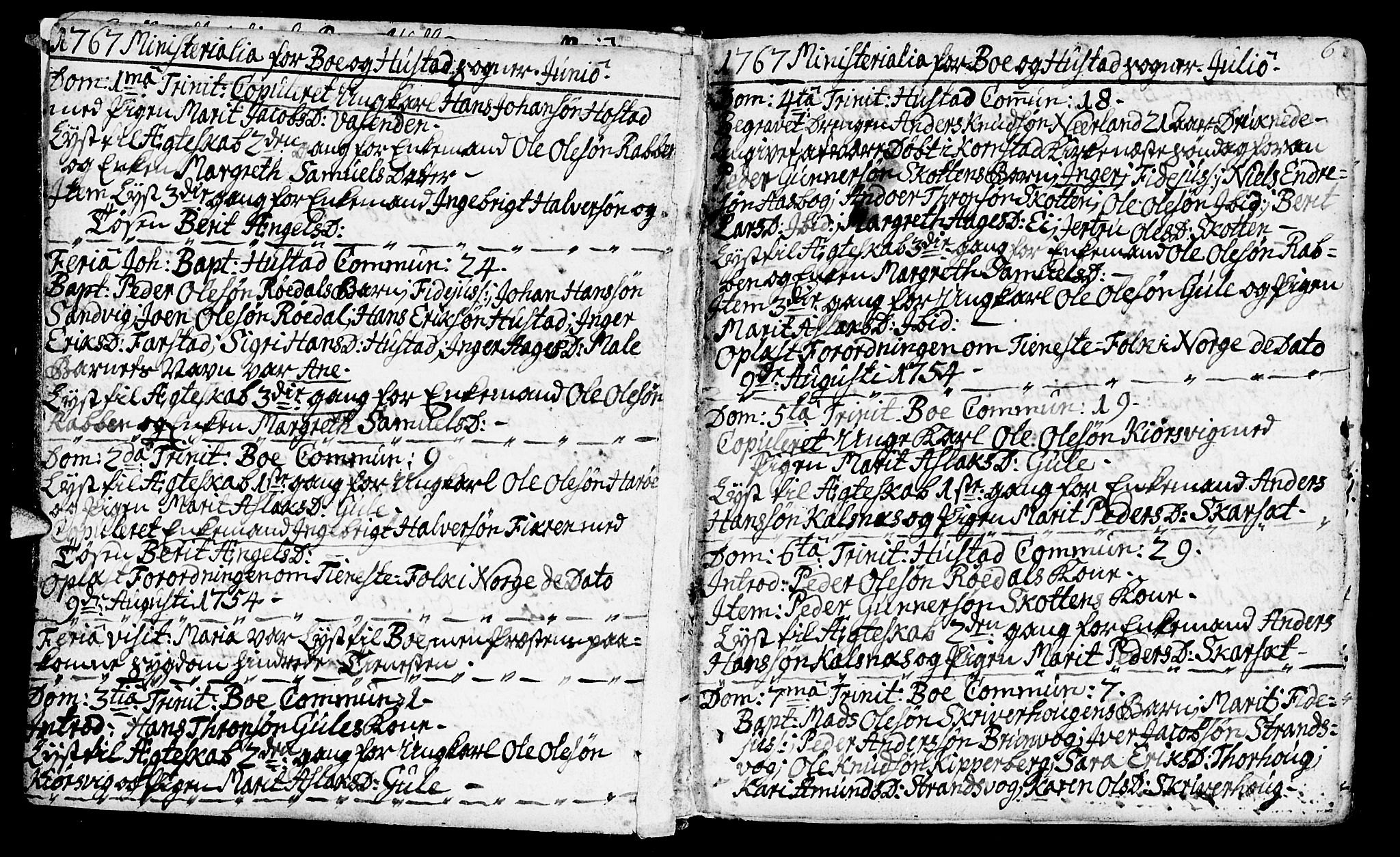 Ministerialprotokoller, klokkerbøker og fødselsregistre - Møre og Romsdal, SAT/A-1454/566/L0761: Parish register (official) no. 566A02 /1, 1767-1817, p. 6