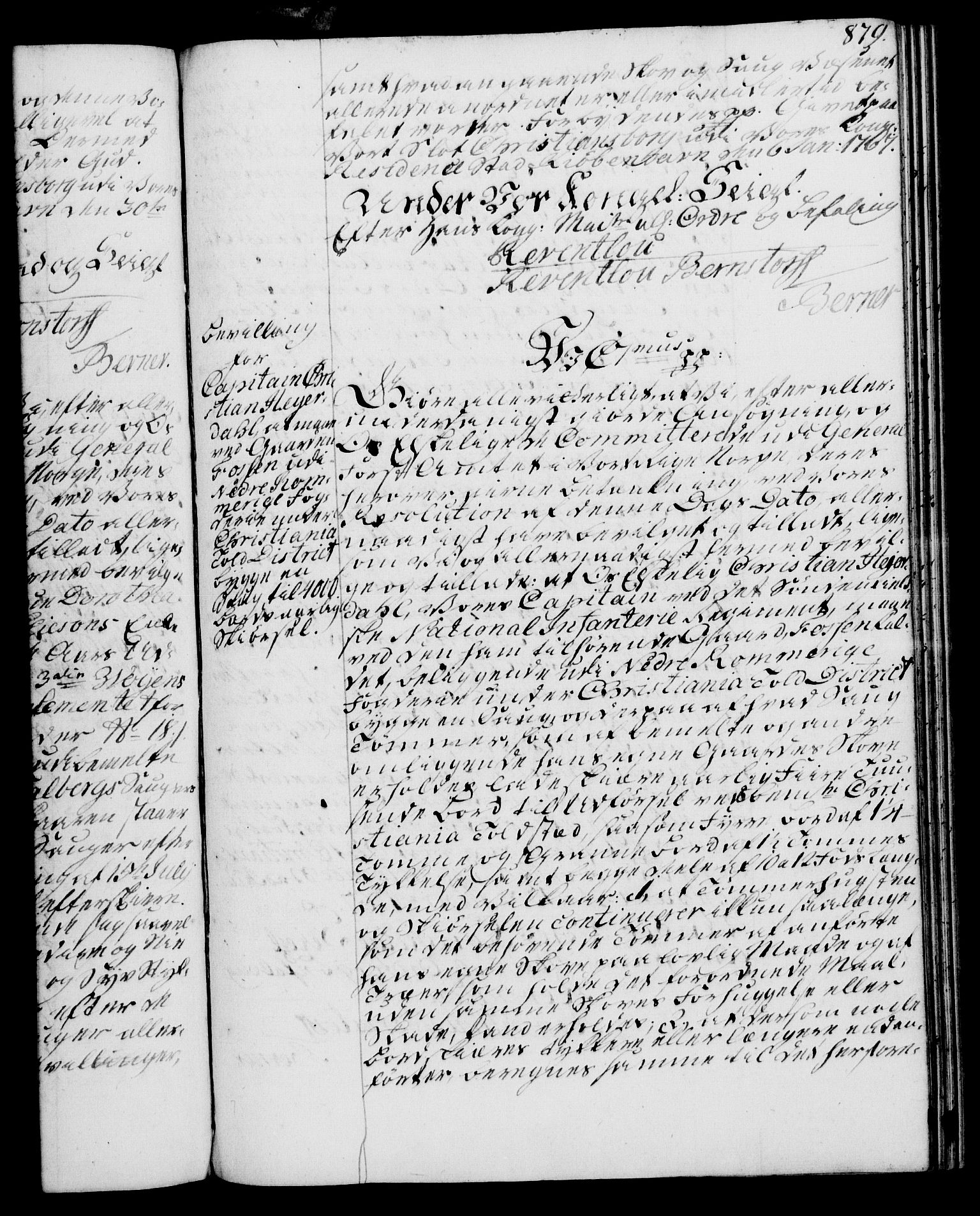 Rentekammeret, Kammerkanselliet, RA/EA-3111/G/Gg/Gga/L0007: Norsk ekspedisjonsprotokoll med register (merket RK 53.7), 1759-1768, p. 879