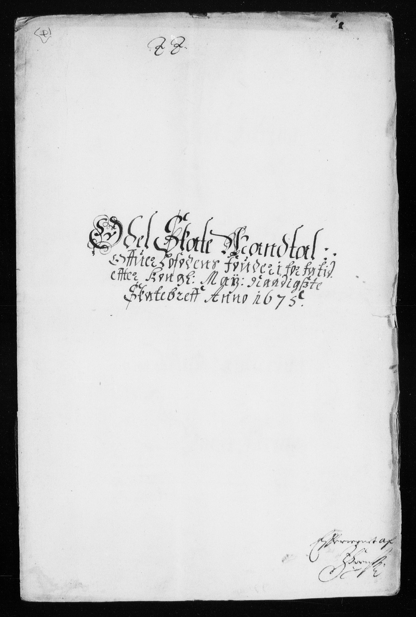 Rentekammeret inntil 1814, Reviderte regnskaper, Stiftamtstueregnskaper, Trondheim stiftamt og Nordland amt, RA/EA-6044/R/Rh/L0005: Nordland amt, 1675