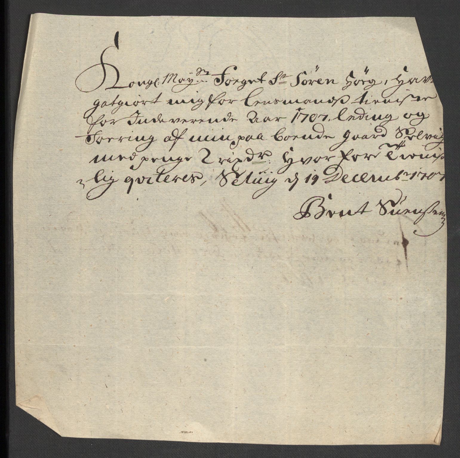 Rentekammeret inntil 1814, Reviderte regnskaper, Fogderegnskap, AV/RA-EA-4092/R30/L1701: Fogderegnskap Hurum, Røyken, Eiker og Lier, 1706-1707, p. 415