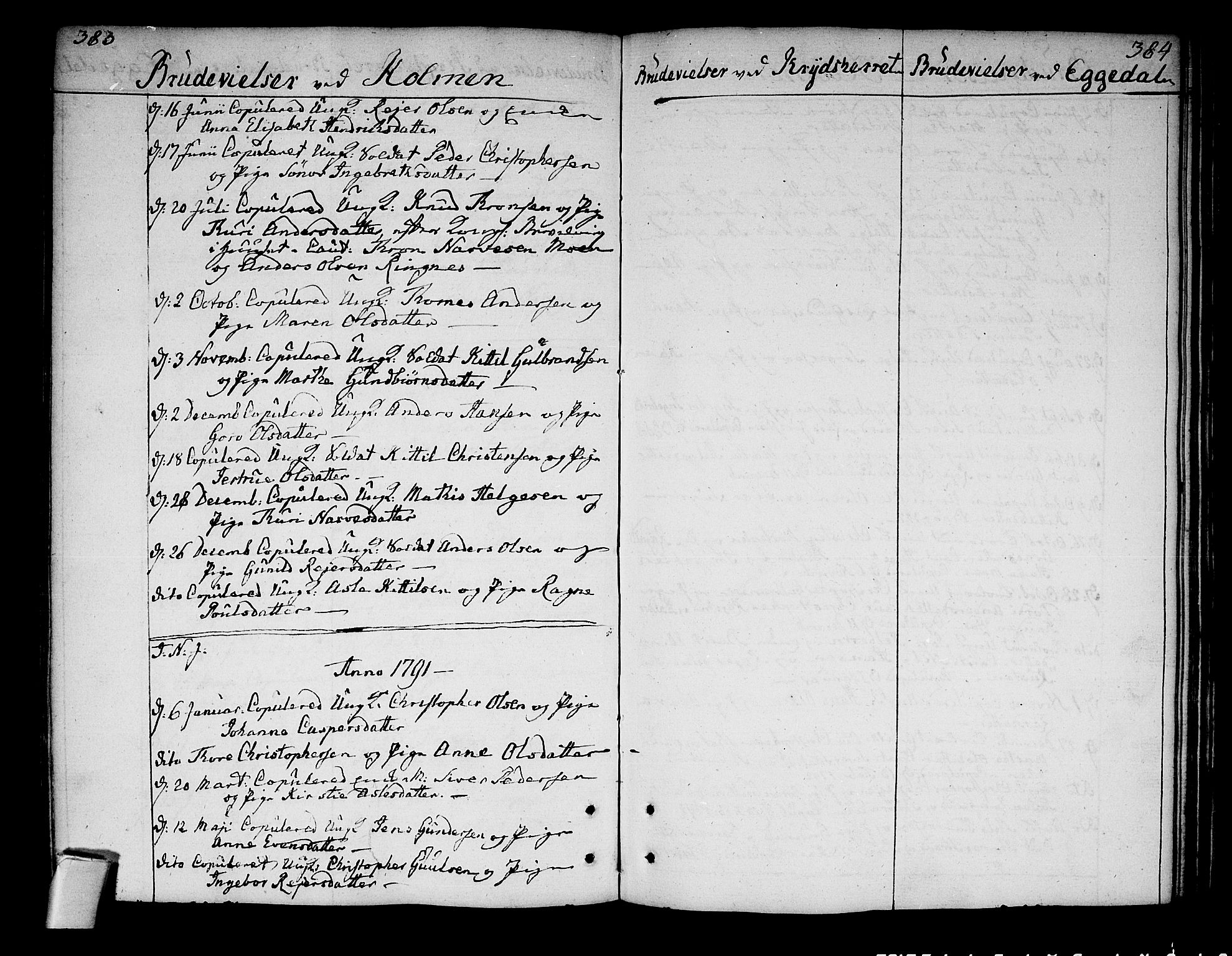 Sigdal kirkebøker, SAKO/A-245/F/Fa/L0002: Parish register (official) no. I 2, 1778-1792, p. 383-384