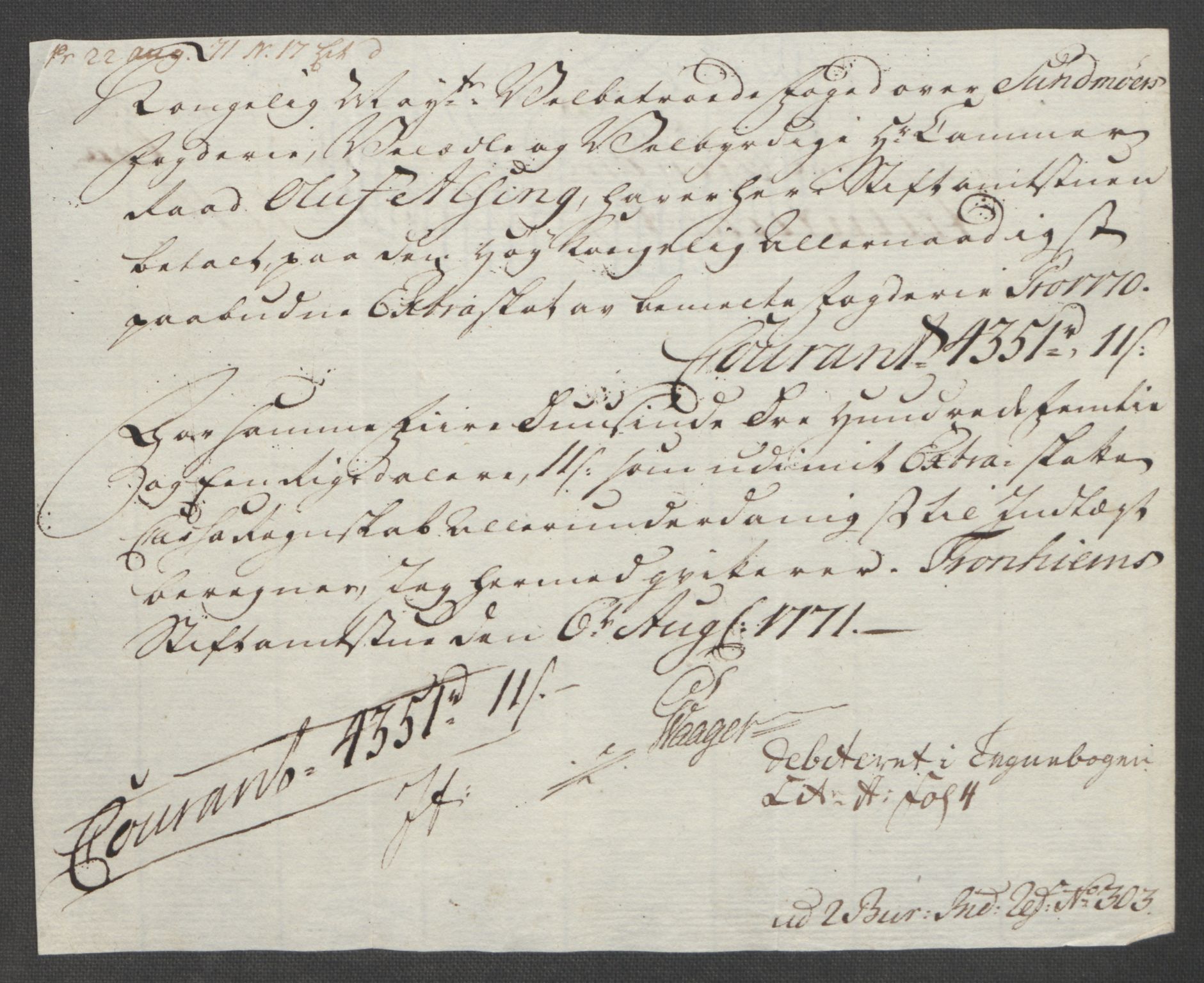 Rentekammeret inntil 1814, Reviderte regnskaper, Fogderegnskap, RA/EA-4092/R54/L3645: Ekstraskatten Sunnmøre, 1762-1772, p. 190