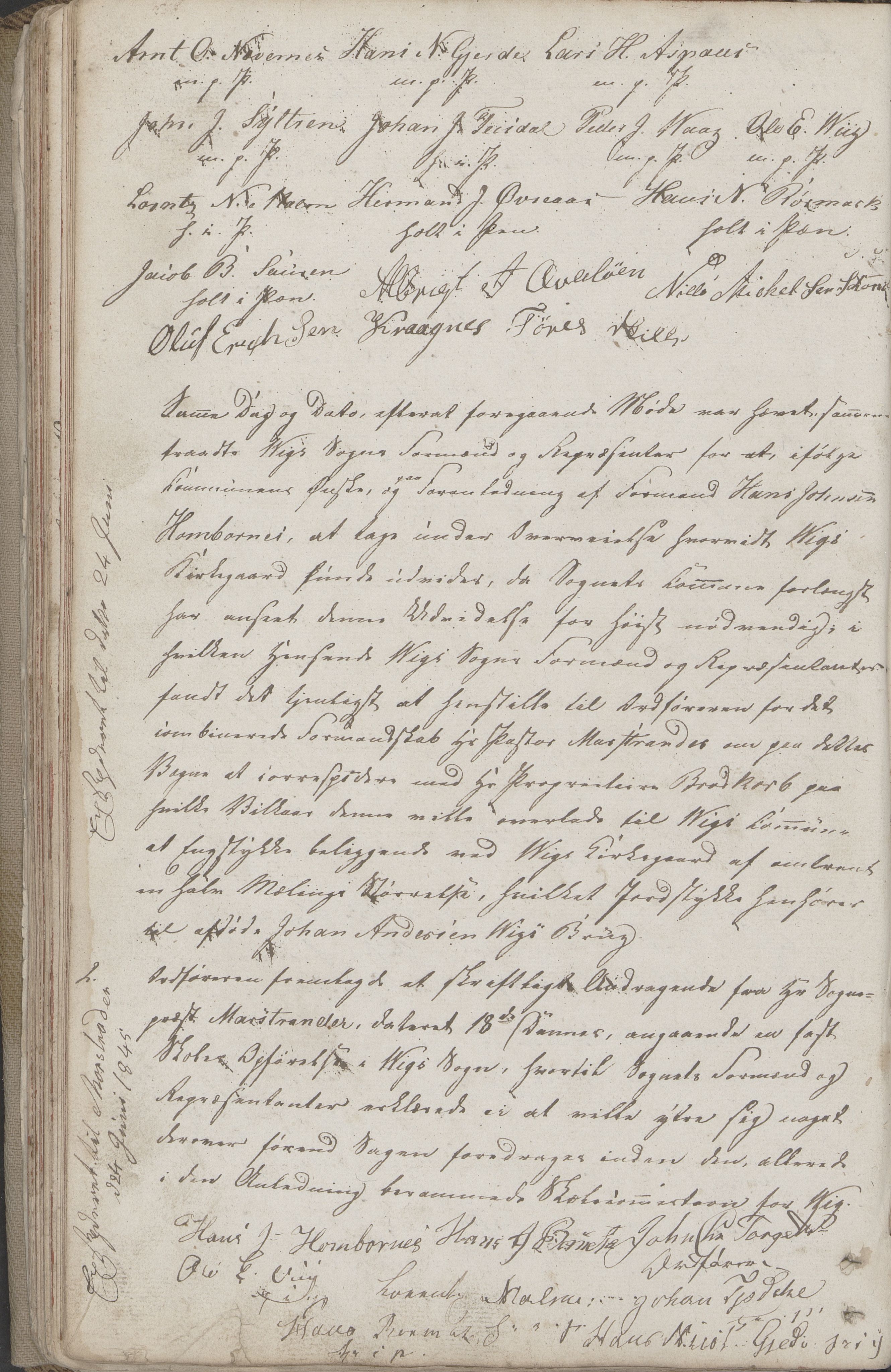 Brønnøy kommune. Formannskapet, AIN/K-18130.150/A/Aa/L0001: Møtebok, 1838-1866