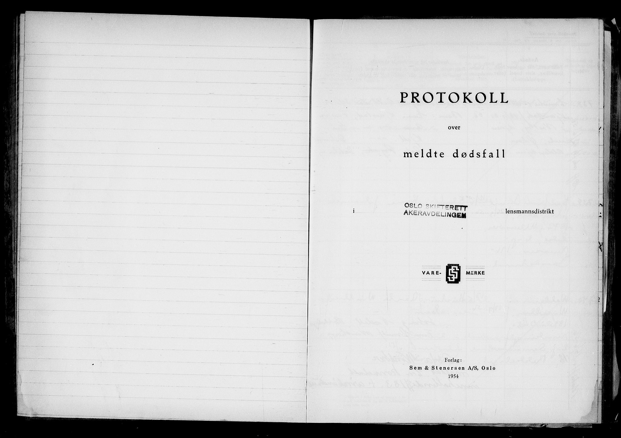 Oslo skifterett, AV/SAO-A-10383/G/Ga/Gad/L0015: Dødsfallsprotokoll - avd. III, 1956