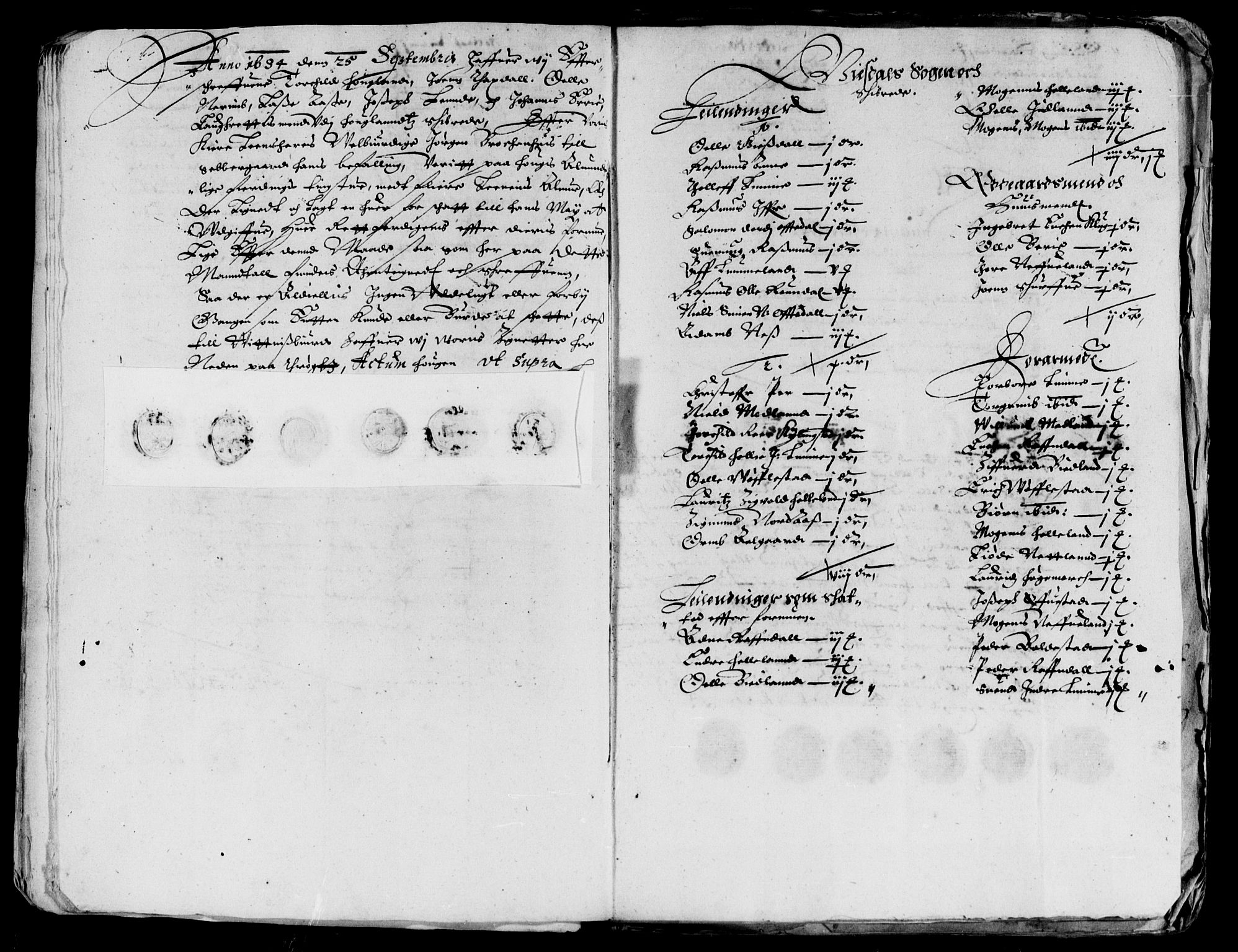 Rentekammeret inntil 1814, Reviderte regnskaper, Lensregnskaper, AV/RA-EA-5023/R/Rb/Rbs/L0019: Stavanger len, 1634-1636