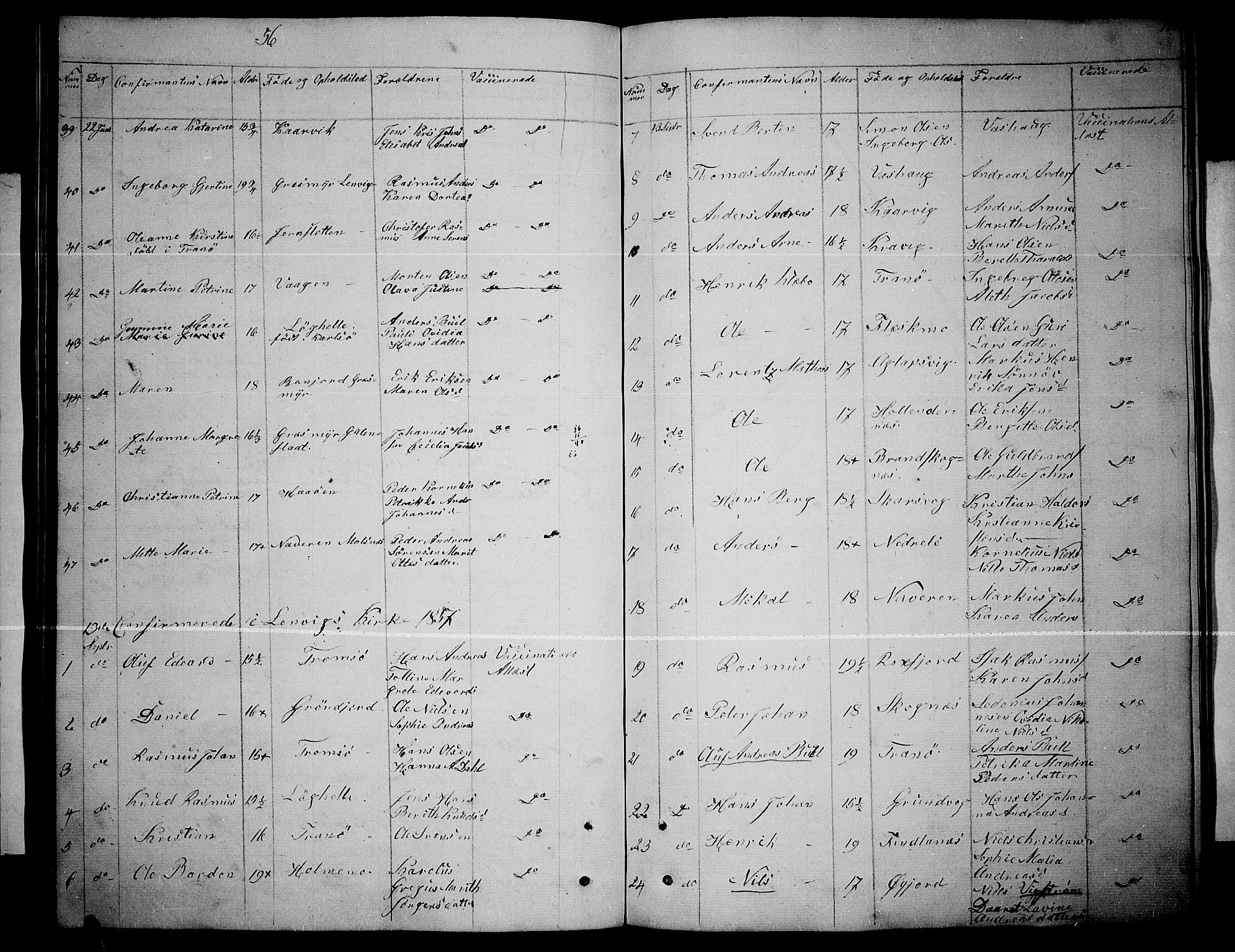 Lenvik sokneprestembete, AV/SATØ-S-1310/H/Ha/Hab/L0003klokker: Parish register (copy) no. 3, 1844-1858, p. 125