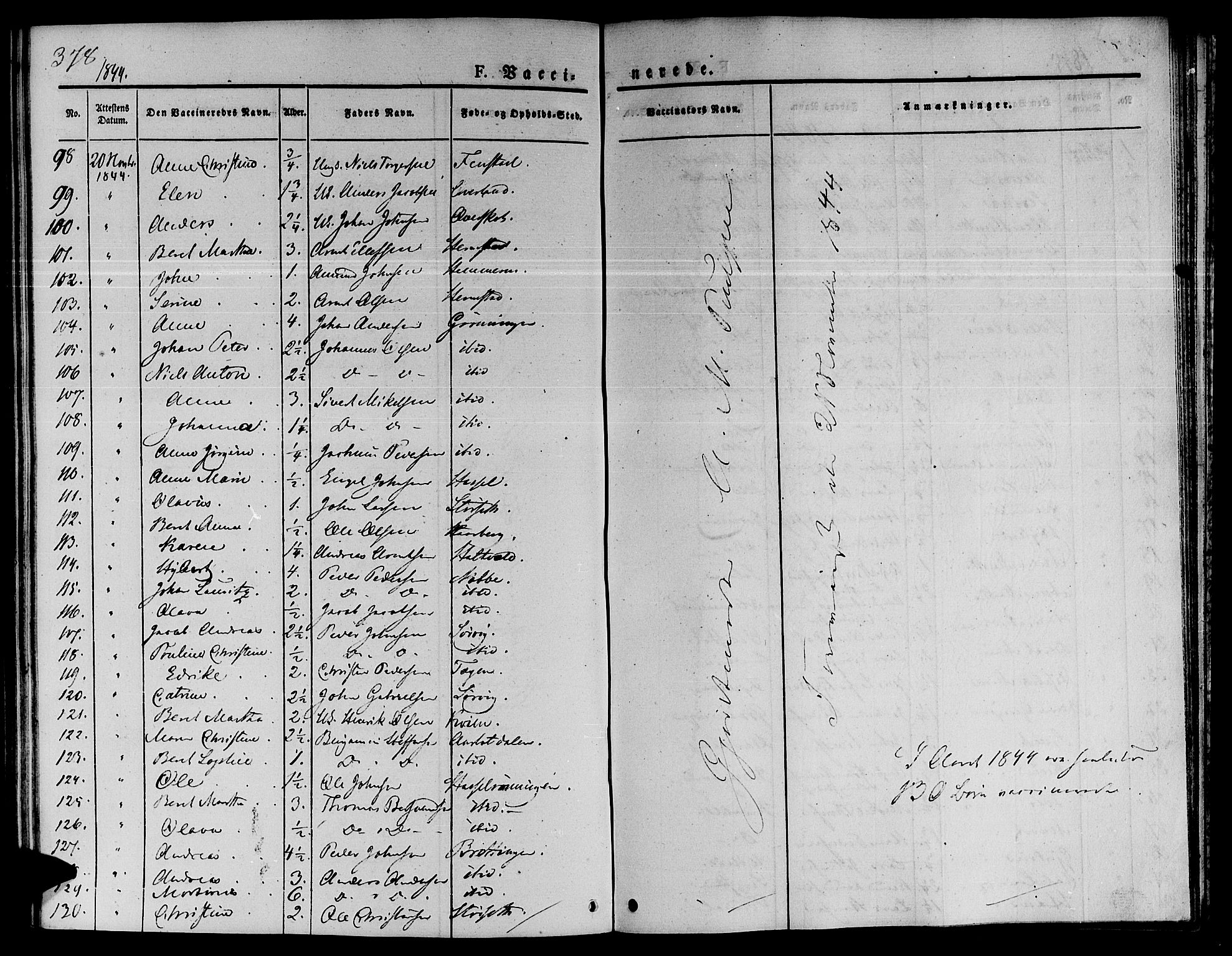Ministerialprotokoller, klokkerbøker og fødselsregistre - Sør-Trøndelag, SAT/A-1456/646/L0610: Parish register (official) no. 646A08, 1837-1847, p. 378
