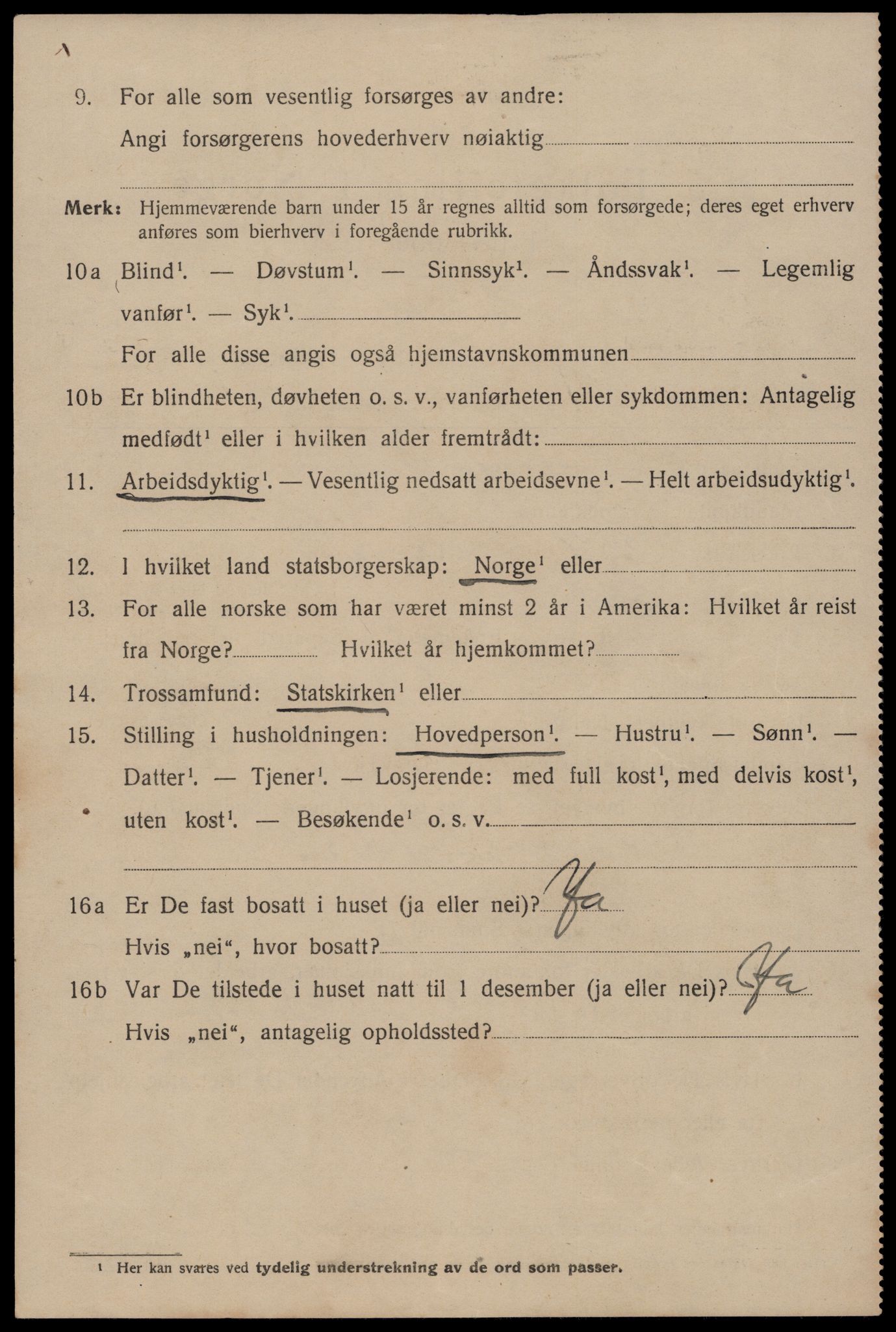 SAST, 1920 census for Stavanger, 1920, p. 82907