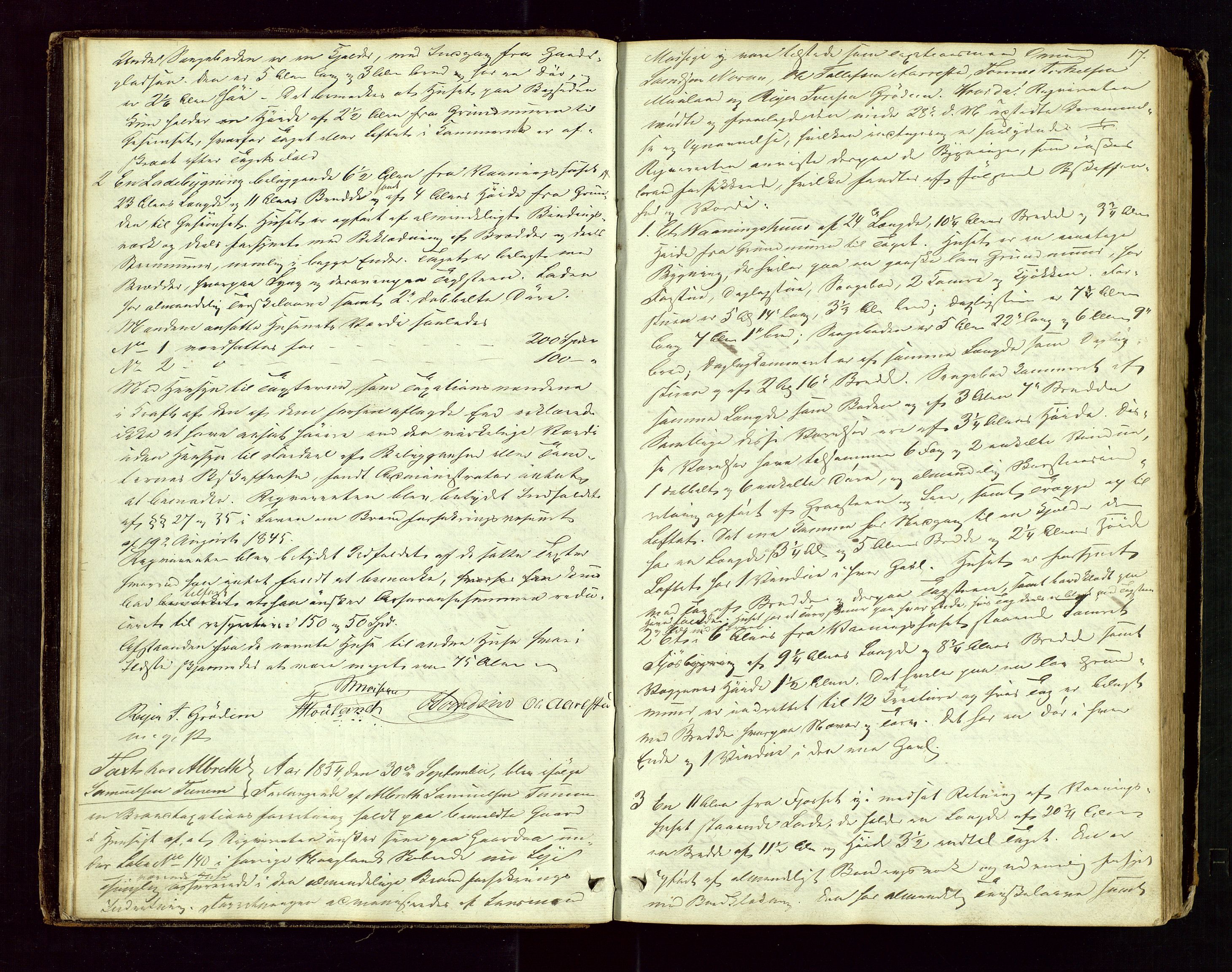Time lensmannskontor, AV/SAST-A-100420/Goa/L0001: "Brandtaxations-Protocol for Houglands Thinglaug", 1846-1904, p. 16b-17a