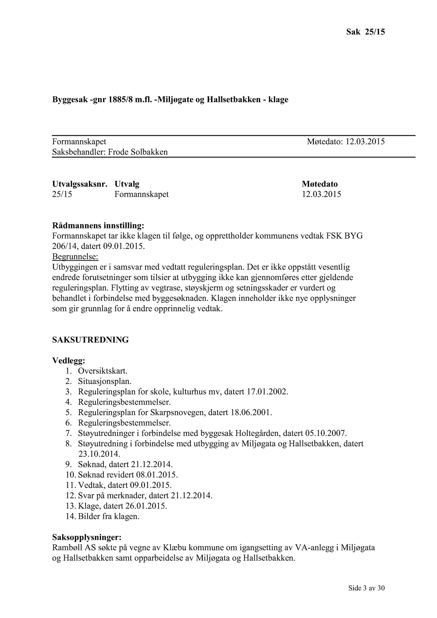 Klæbu Kommune, TRKO/KK/02-FS/L008: Formannsskapet - Møtedokumenter, 2015, p. 681