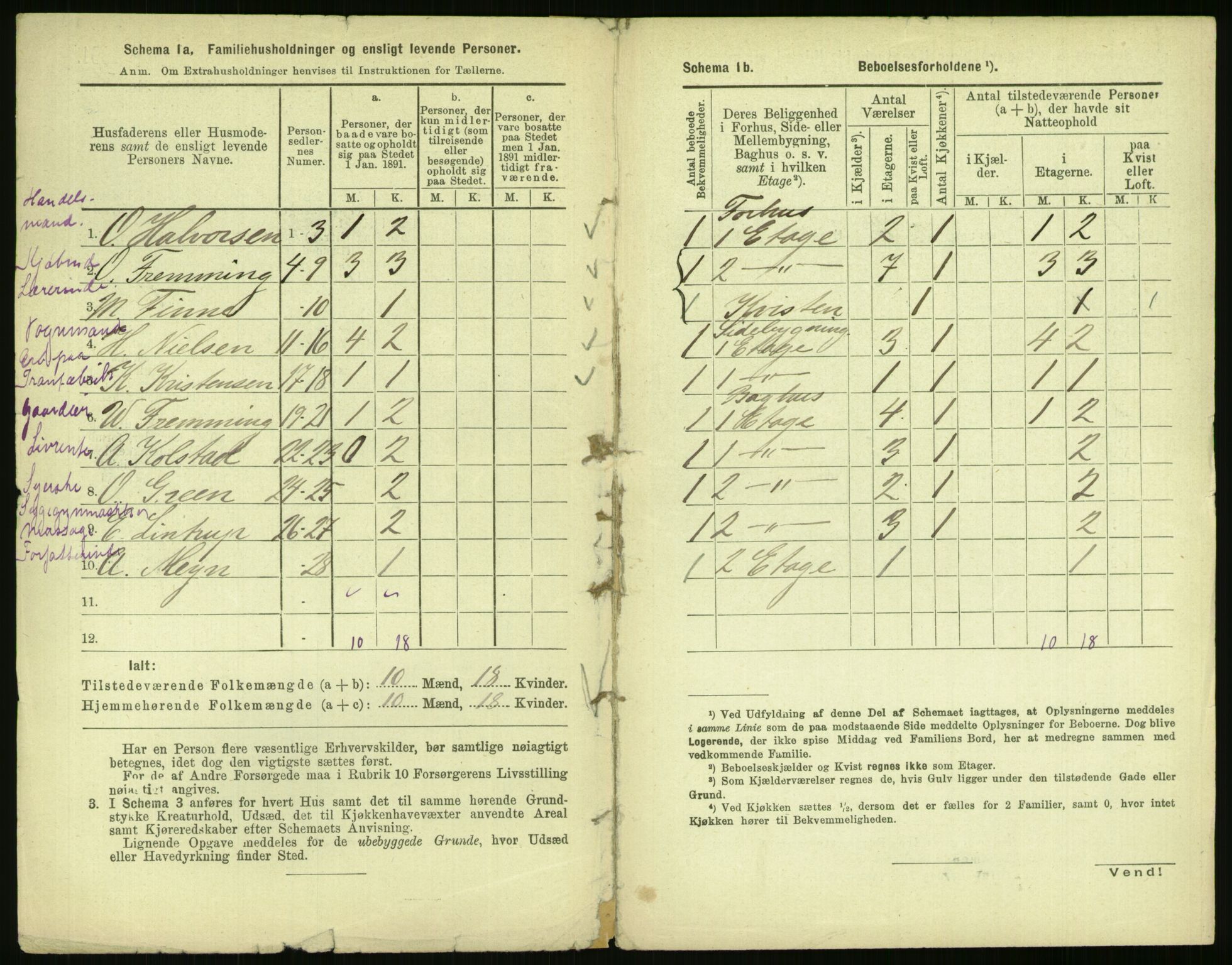 RA, 1891 census for 0301 Kristiania, 1891, p. 49962