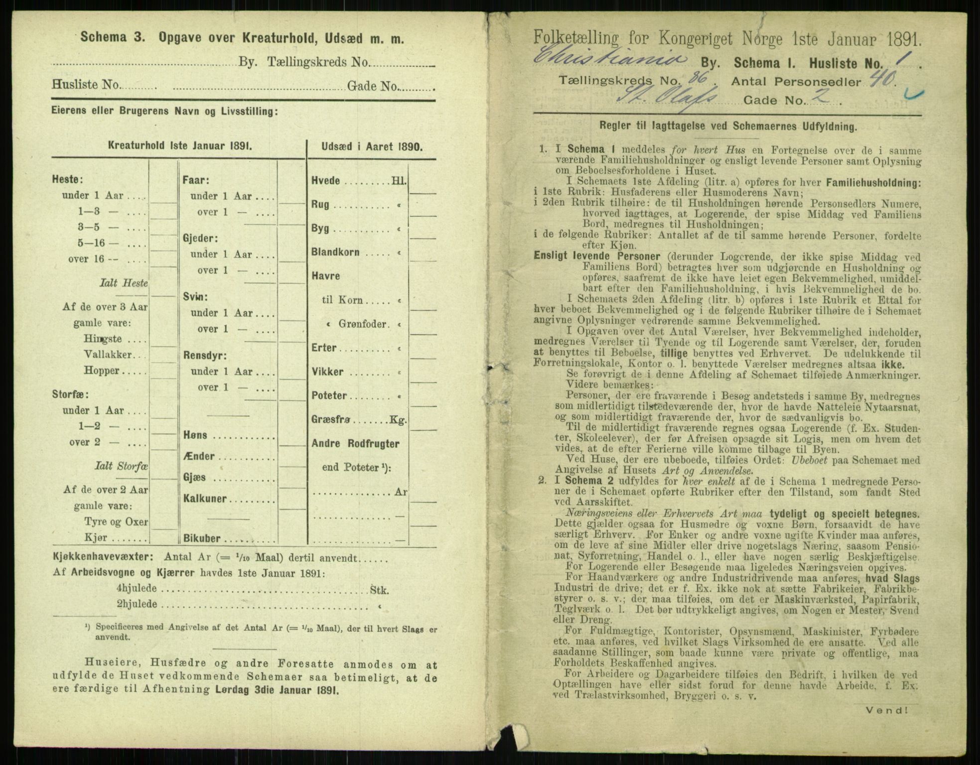 RA, 1891 census for 0301 Kristiania, 1891, p. 42987