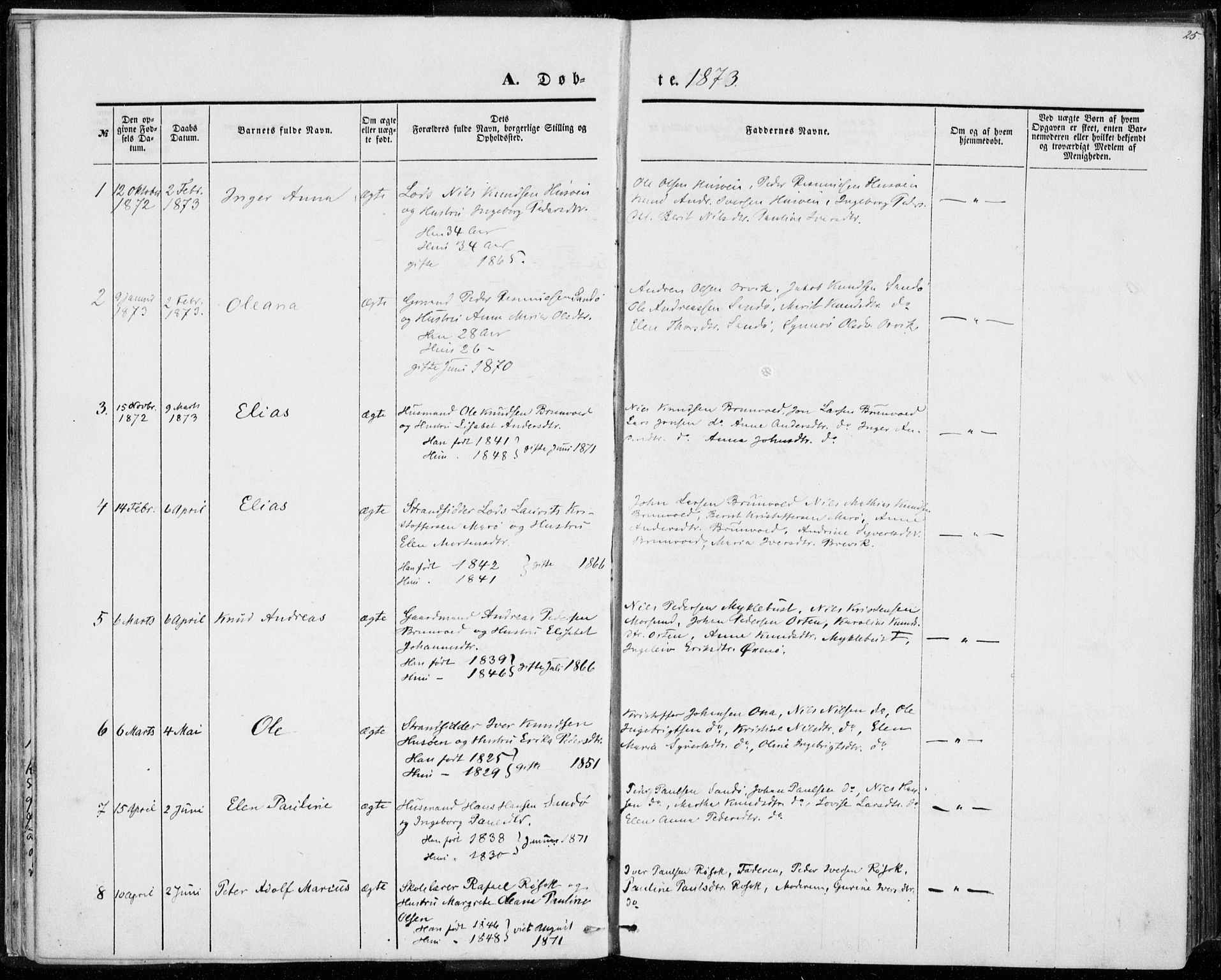 Ministerialprotokoller, klokkerbøker og fødselsregistre - Møre og Romsdal, AV/SAT-A-1454/561/L0728: Parish register (official) no. 561A02, 1858-1878, p. 25