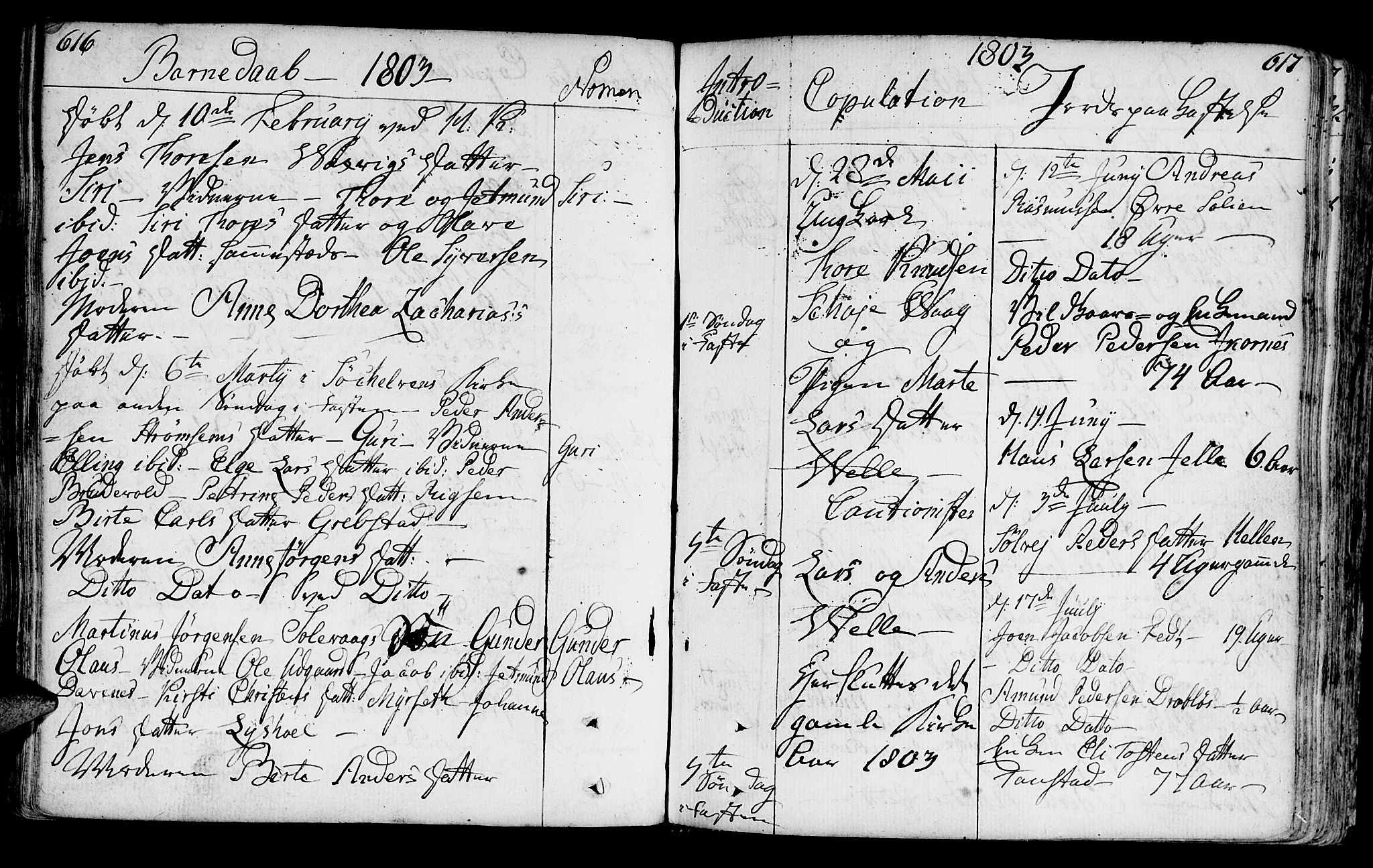 Ministerialprotokoller, klokkerbøker og fødselsregistre - Møre og Romsdal, AV/SAT-A-1454/522/L0308: Parish register (official) no. 522A03, 1773-1809, p. 616-617