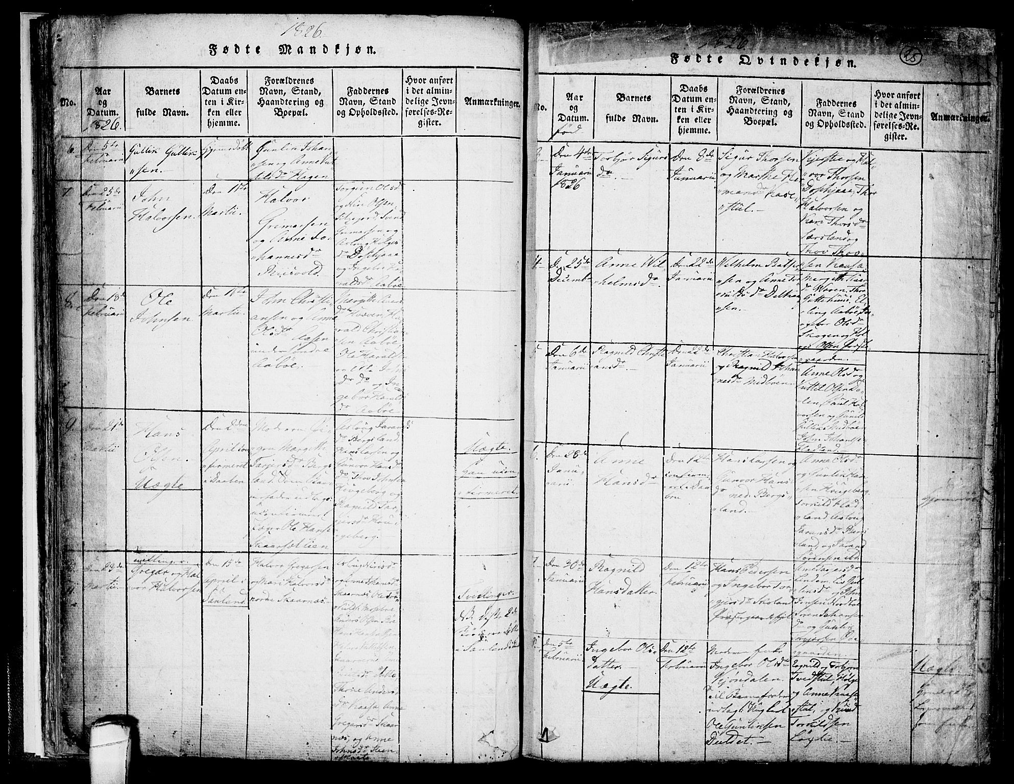 Hjartdal kirkebøker, AV/SAKO-A-270/F/Fa/L0007: Parish register (official) no. I 7, 1815-1843, p. 25