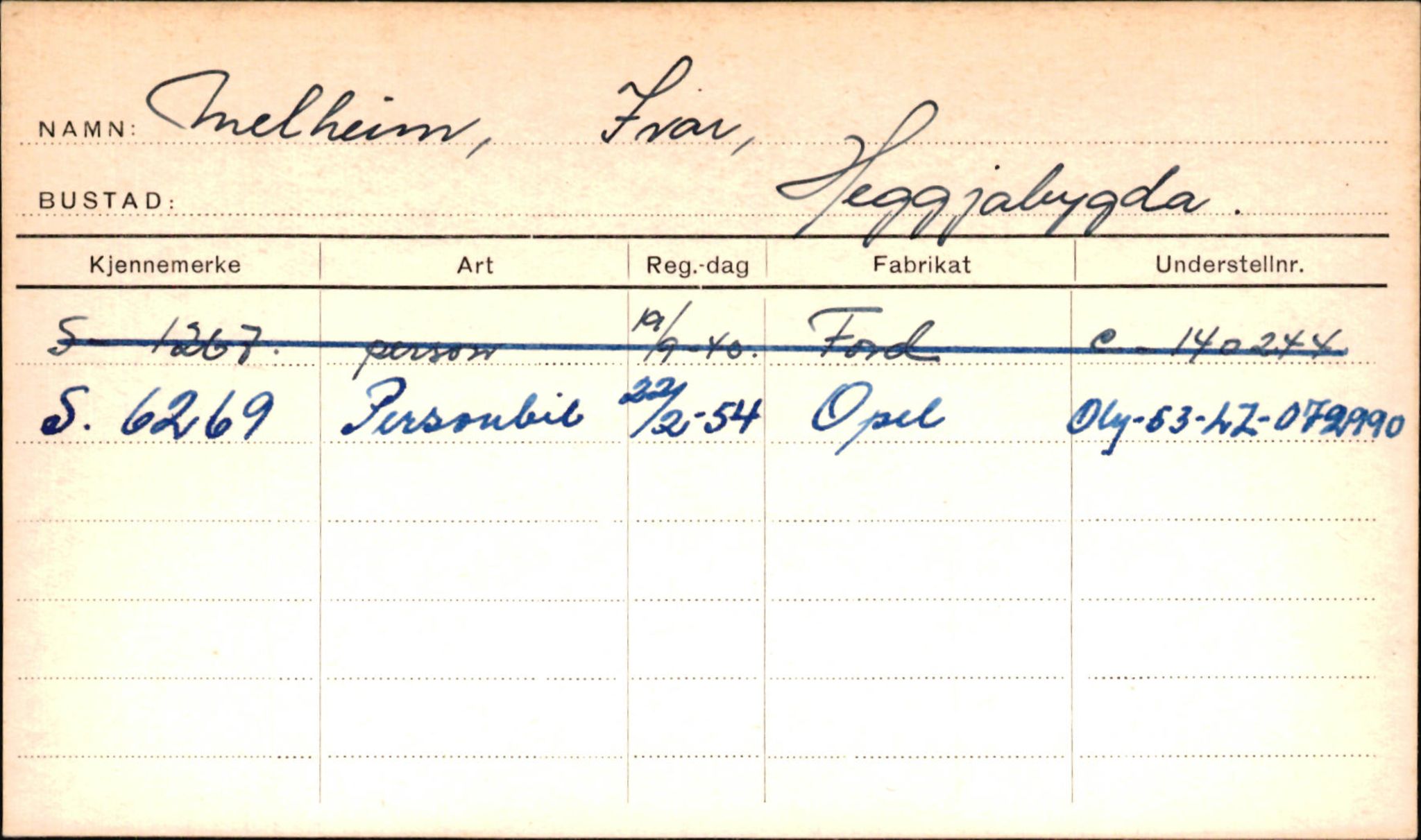 Statens vegvesen, Sogn og Fjordane vegkontor, AV/SAB-A-5301/4/F/L0001D: Eigarregister Fjordane til 1.6.1961, 1930-1961, p. 585