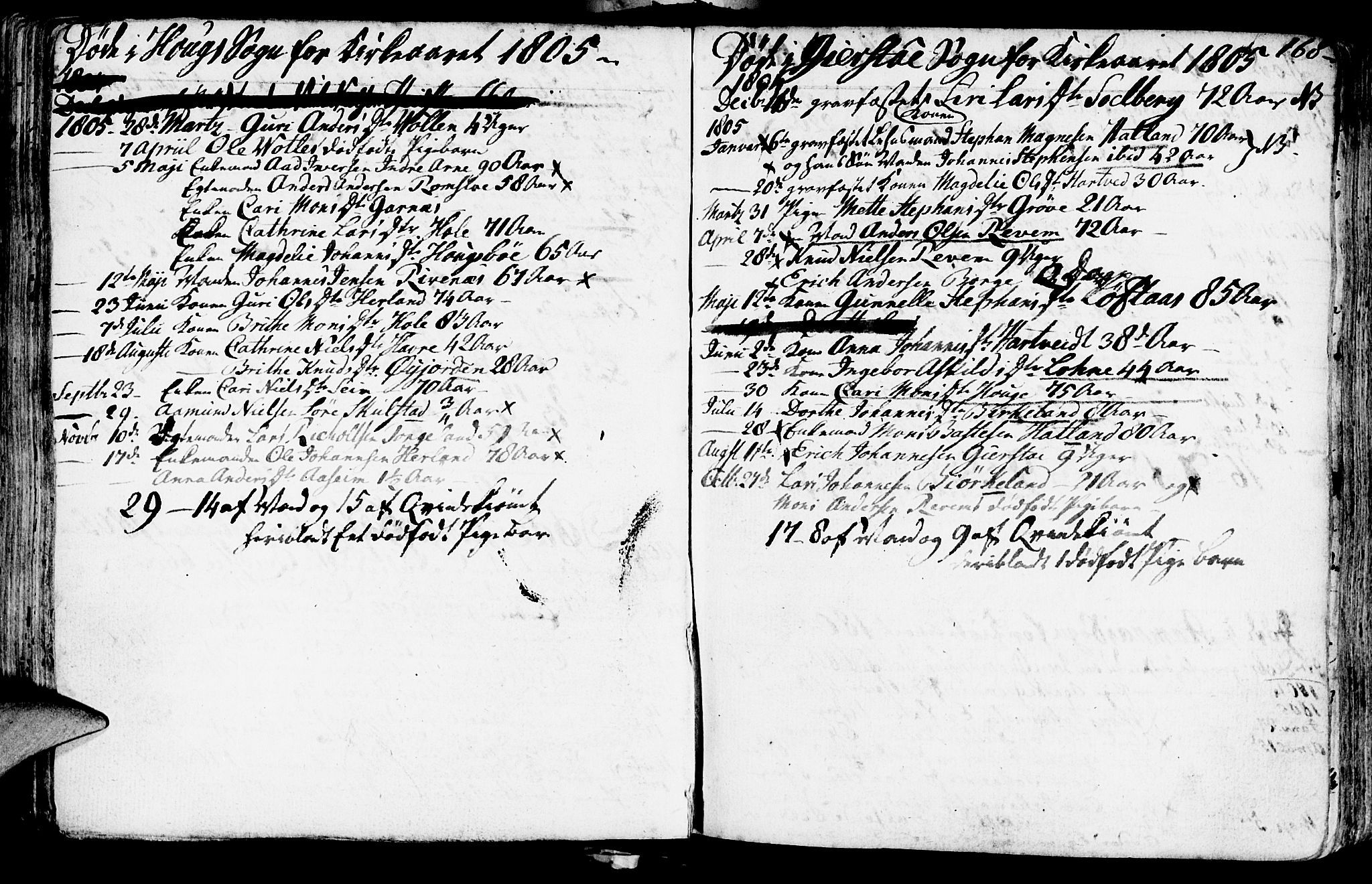 Haus sokneprestembete, AV/SAB-A-75601/H/Haa: Parish register (official) no. A 11, 1796-1816, p. 168