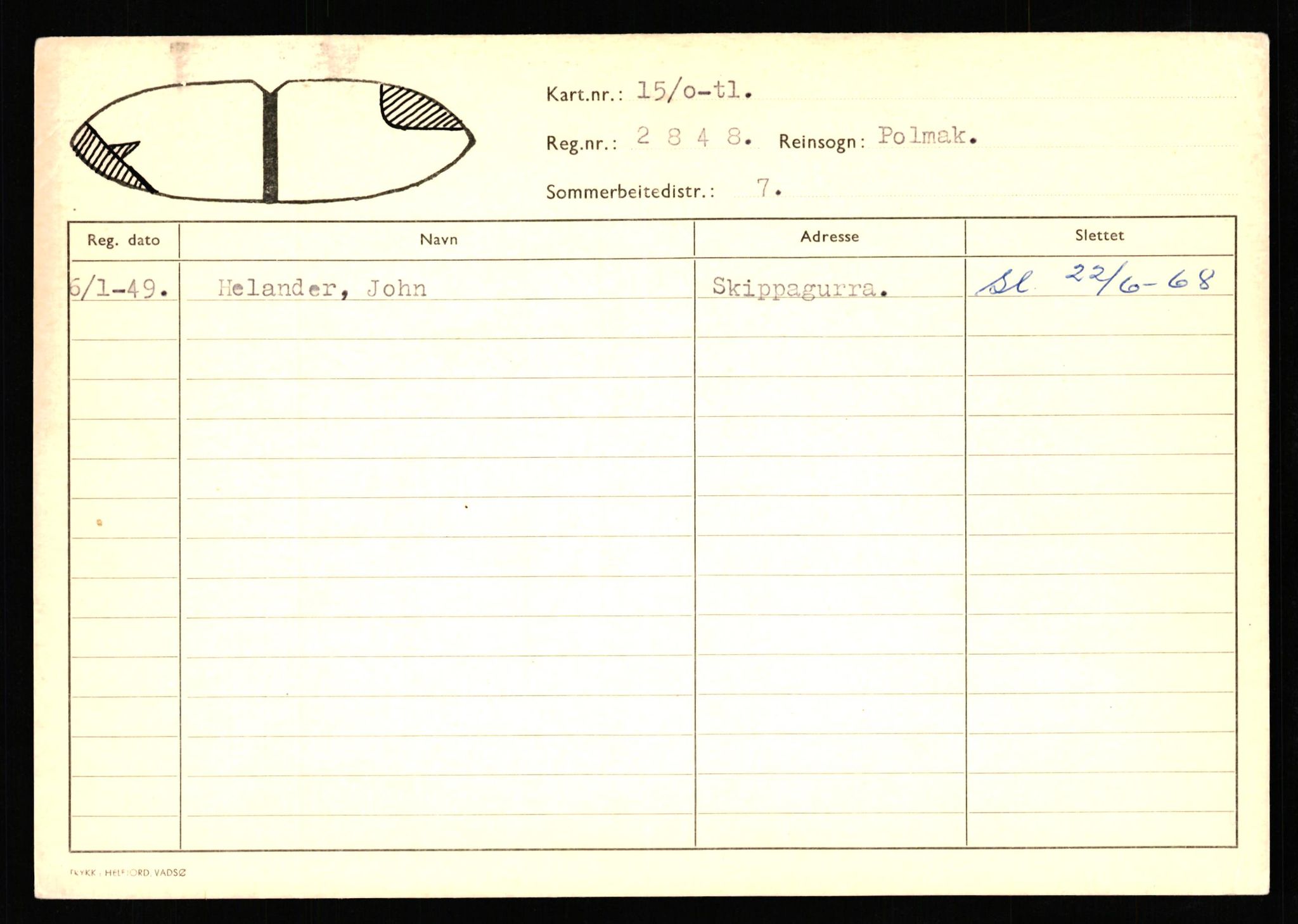 Lappefogden i Finnmark/Reindriftsforvaltningen Øst-Finnmark, AV/SATØ-S-1461/G/Ge/Gea/L0006: Slettede reinmerker, 1934-1992, p. 727