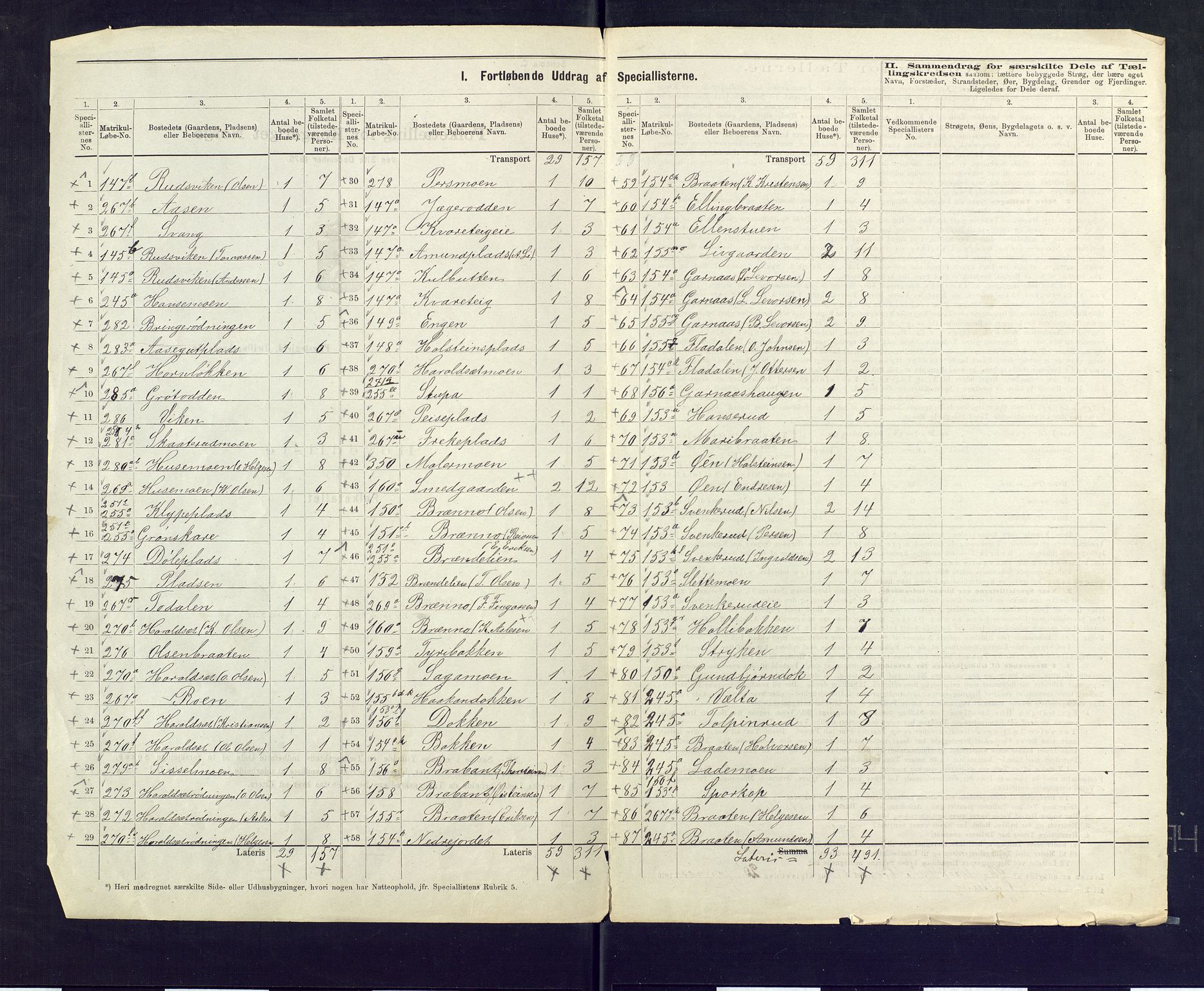 SAKO, 1875 census for 0616P Nes, 1875, p. 11