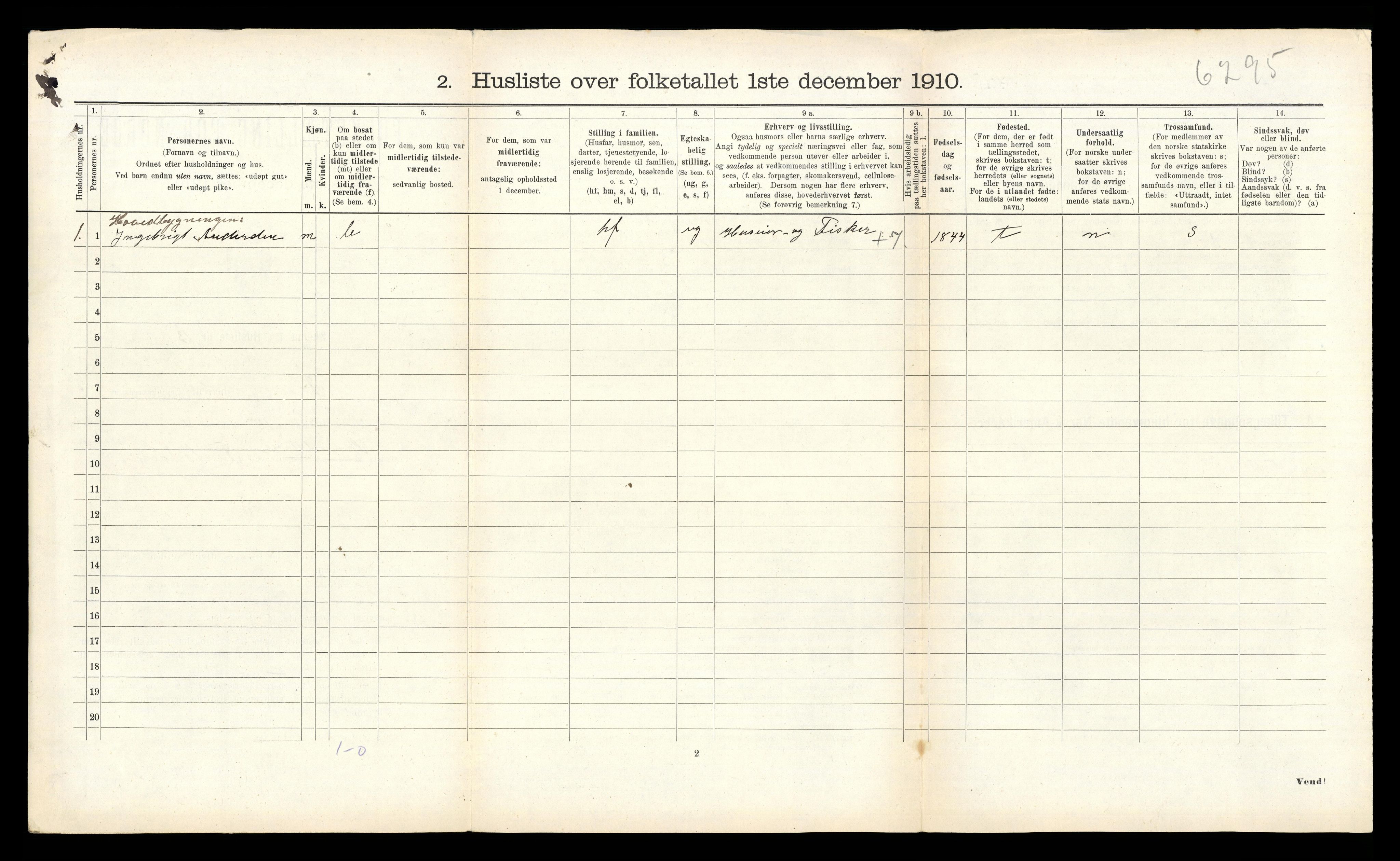 RA, 1910 census for Frei, 1910, p. 199