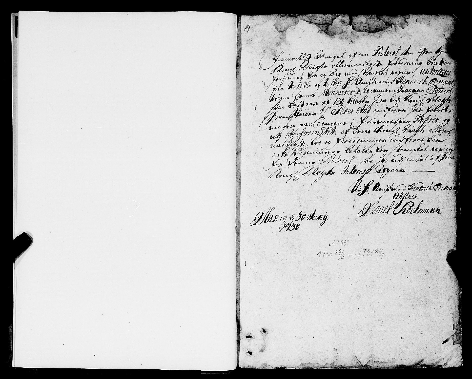 Finnmark sorenskriveri, SATØ/S-0053/F/Fa/L0039: Justisprotokoller, 1730-1731