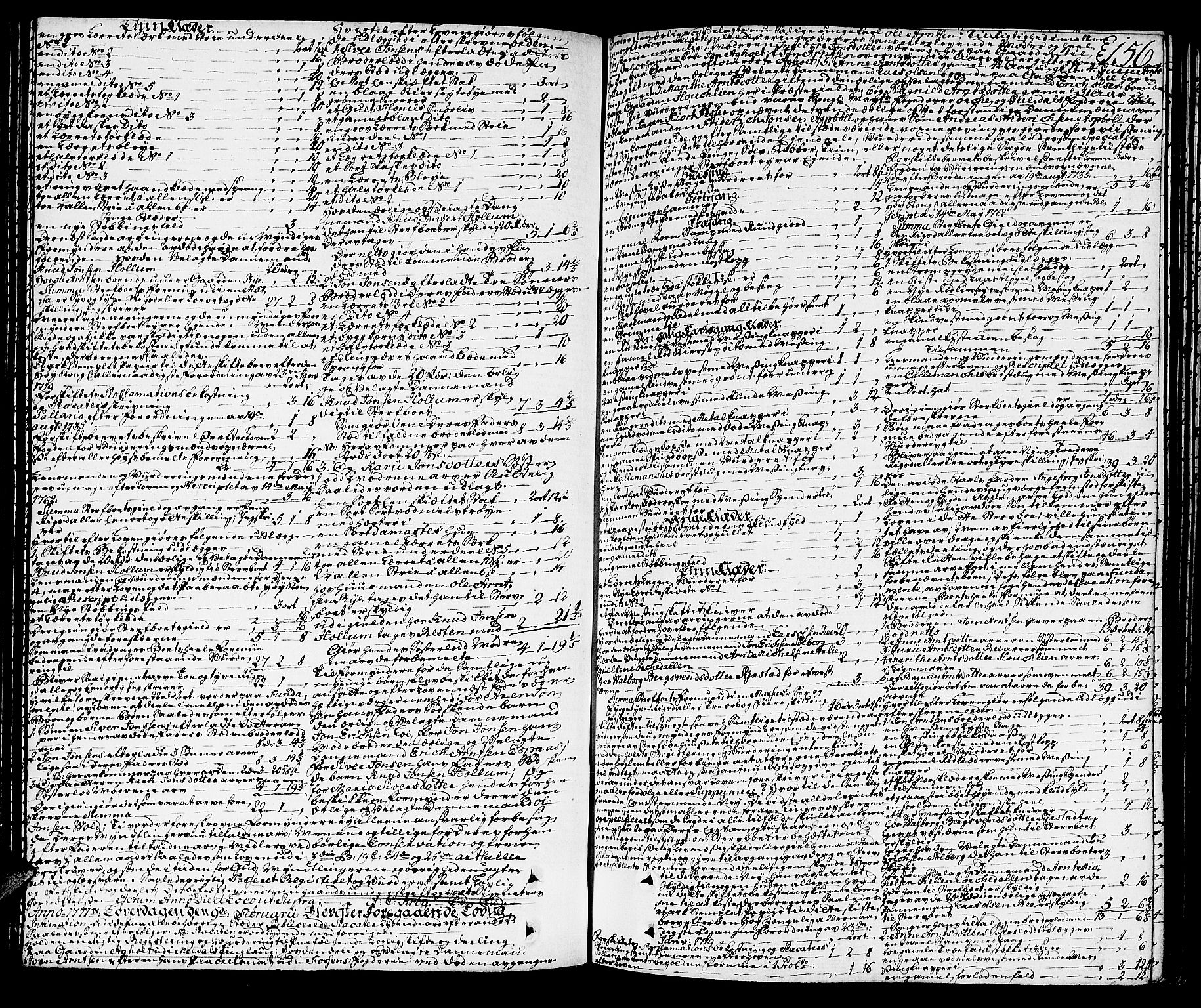 Orkdal sorenskriveri, SAT/A-4169/1/3/3Aa/L0007: Skifteprotokoller, 1767-1782, p. 155b-156a