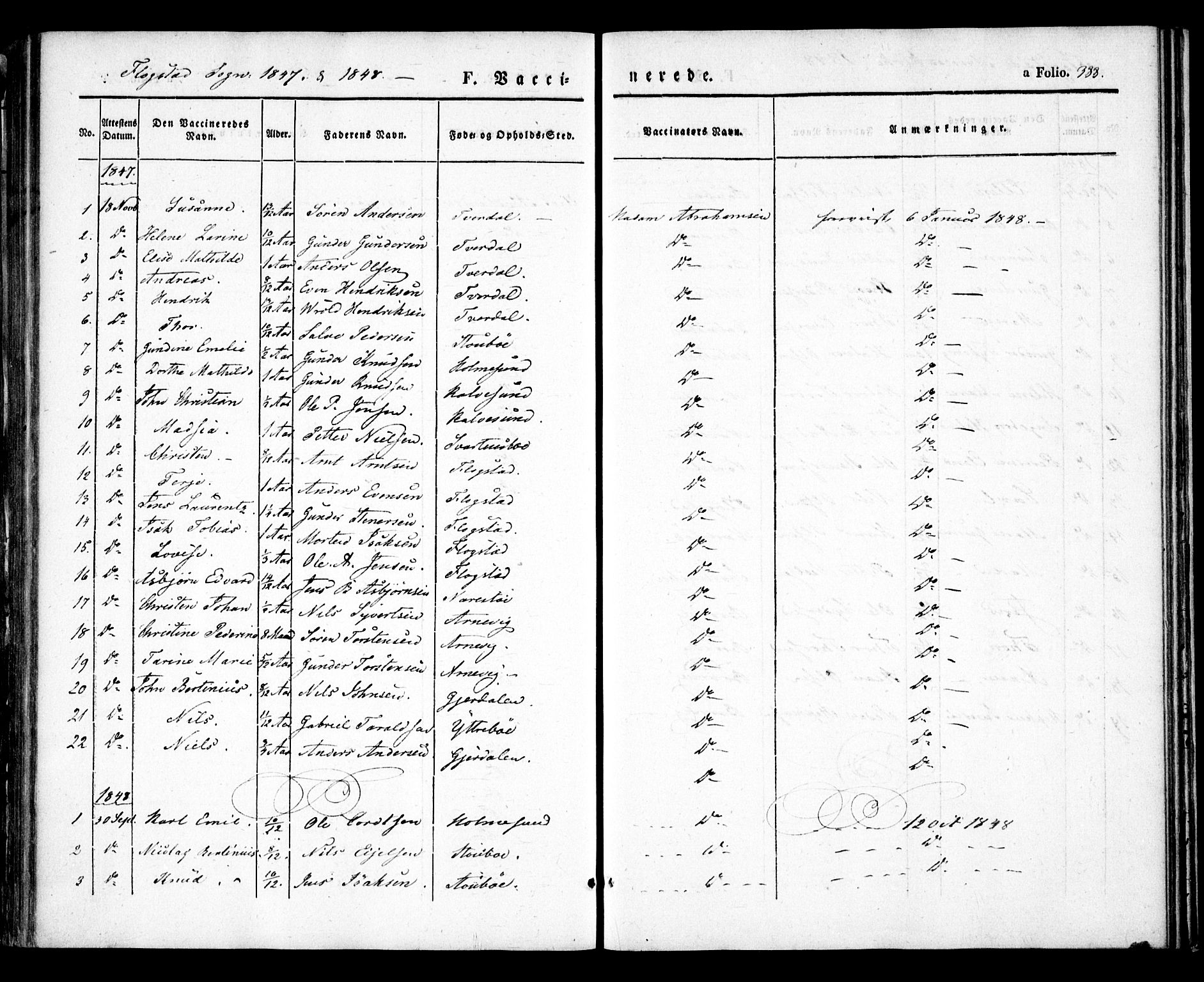 Dypvåg sokneprestkontor, AV/SAK-1111-0007/F/Fa/Faa/L0005: Parish register (official) no. A 5, 1841-1854, p. 388