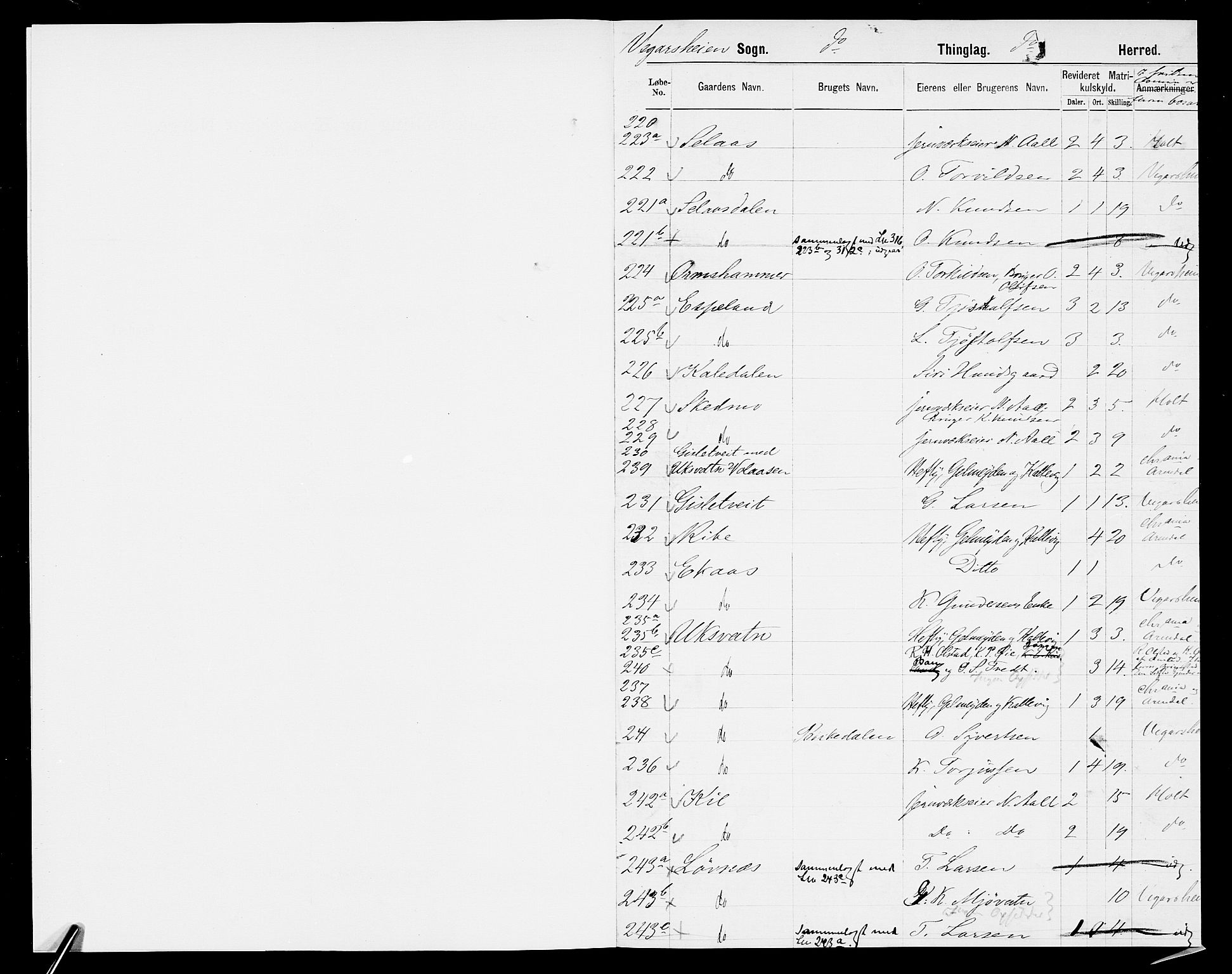 SAK, 1875 census for 0911P Gjerstad, 1875, p. 902