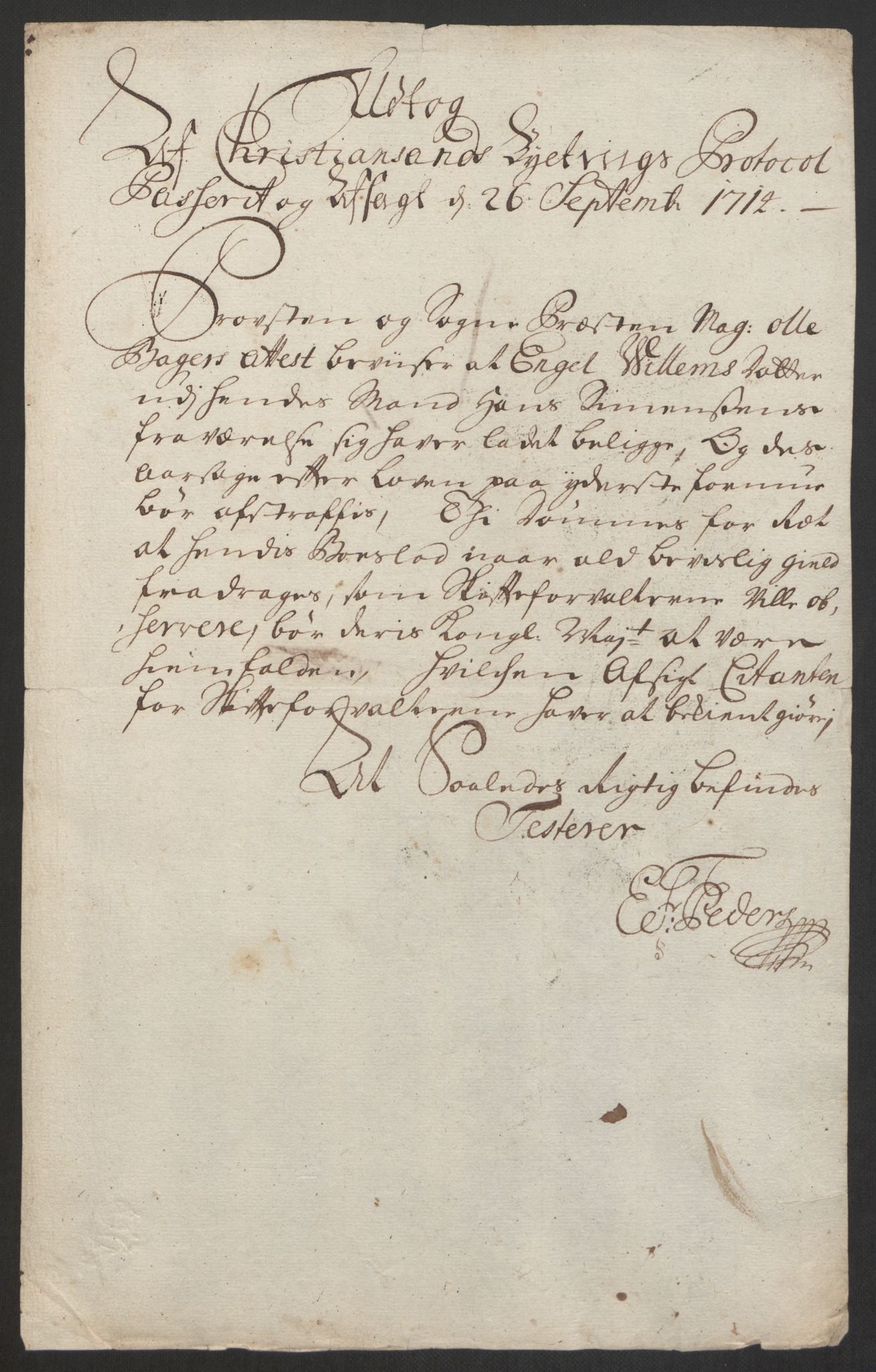 Rentekammeret inntil 1814, Reviderte regnskaper, Byregnskaper, RA/EA-4066/R/Rm/L0285: [M18] Sikt og sakefall, 1681-1718, p. 440