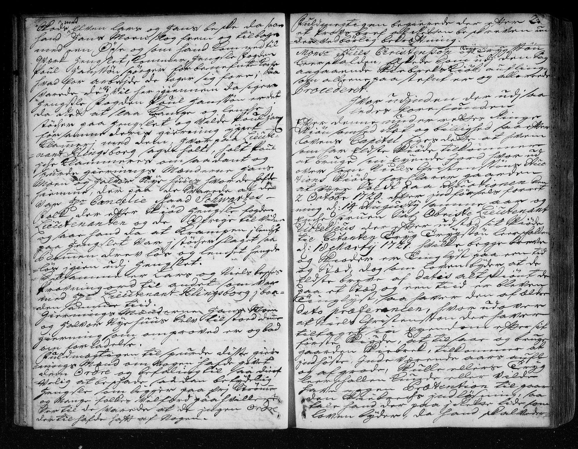 Eiker, Modum og Sigdal sorenskriveri, AV/SAKO-A-123/F/Fa/Faa/L0063: Tingbok, 1721-1722, p. 24