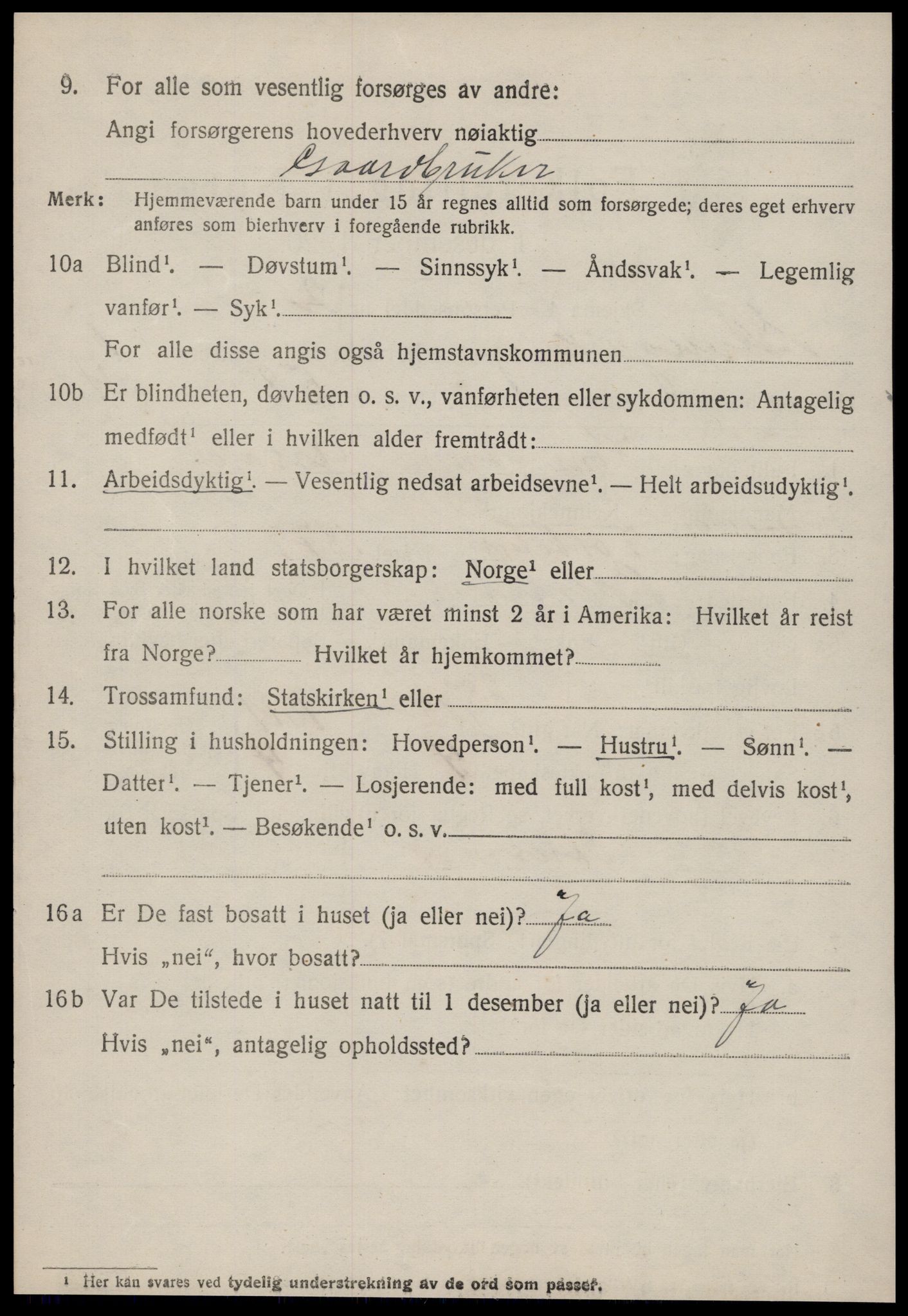 SAT, 1920 census for Stangvik, 1920, p. 771