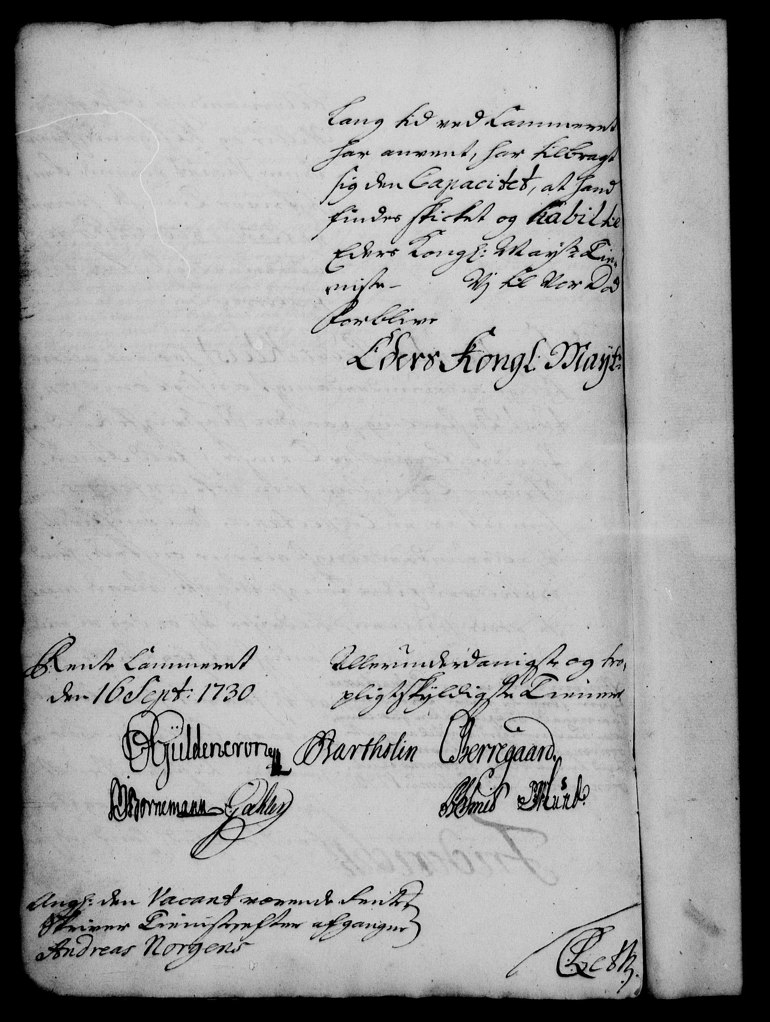 Rentekammeret, Kammerkanselliet, AV/RA-EA-3111/G/Gf/Gfa/L0013: Norsk relasjons- og resolusjonsprotokoll (merket RK 52.13), 1730, p. 567