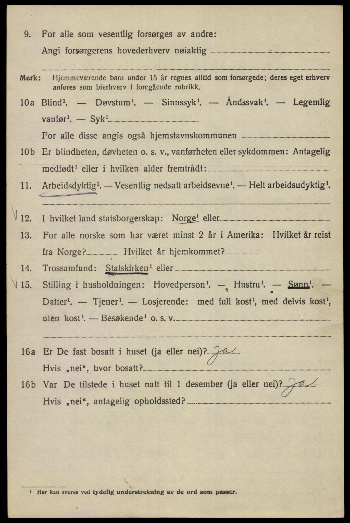 SAO, 1920 census for Kristiania, 1920, p. 156994