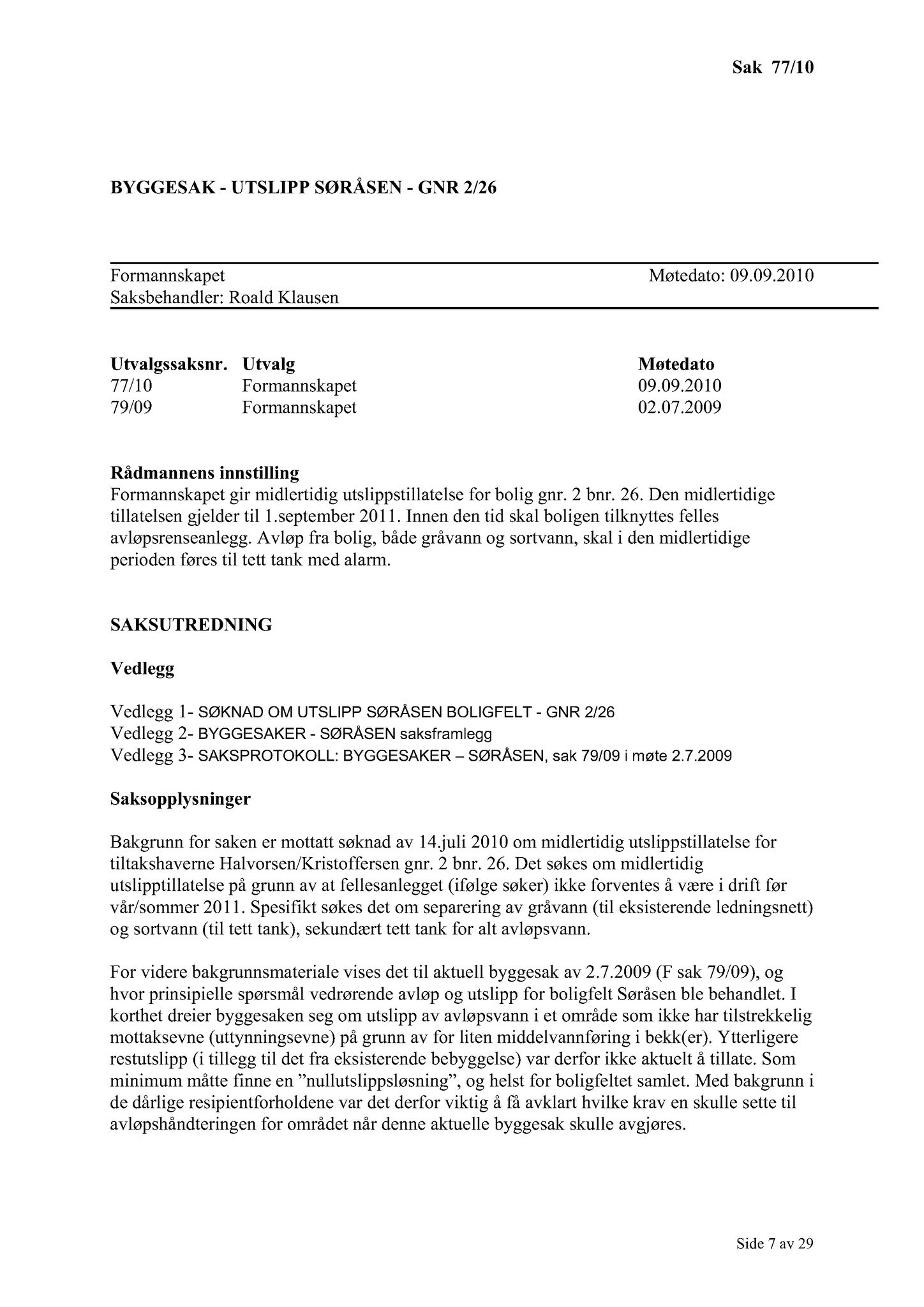 Klæbu Kommune, TRKO/KK/02-FS/L003: Formannsskapet - Møtedokumenter, 2010, p. 1634