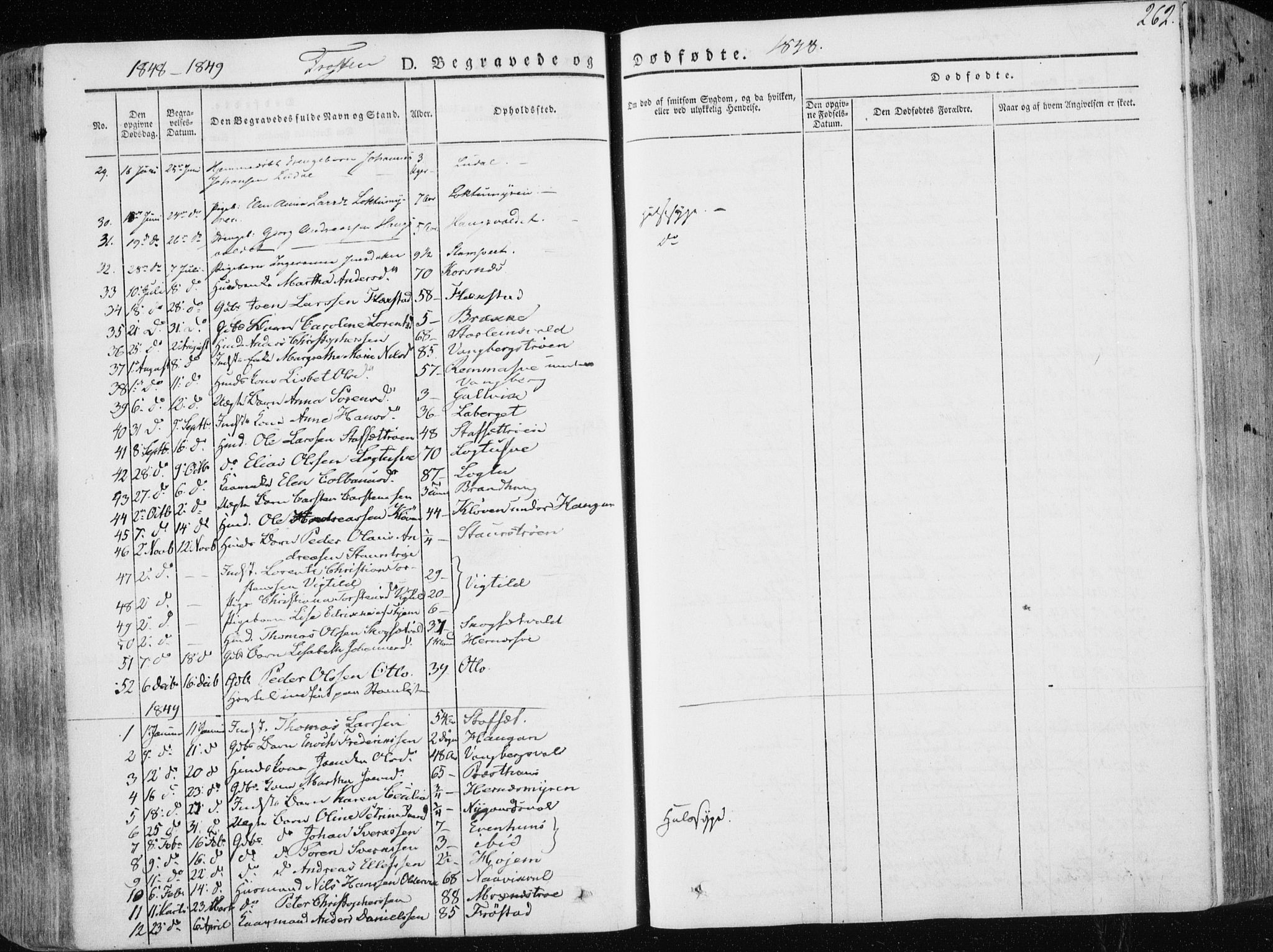 Ministerialprotokoller, klokkerbøker og fødselsregistre - Nord-Trøndelag, SAT/A-1458/713/L0115: Parish register (official) no. 713A06, 1838-1851, p. 262
