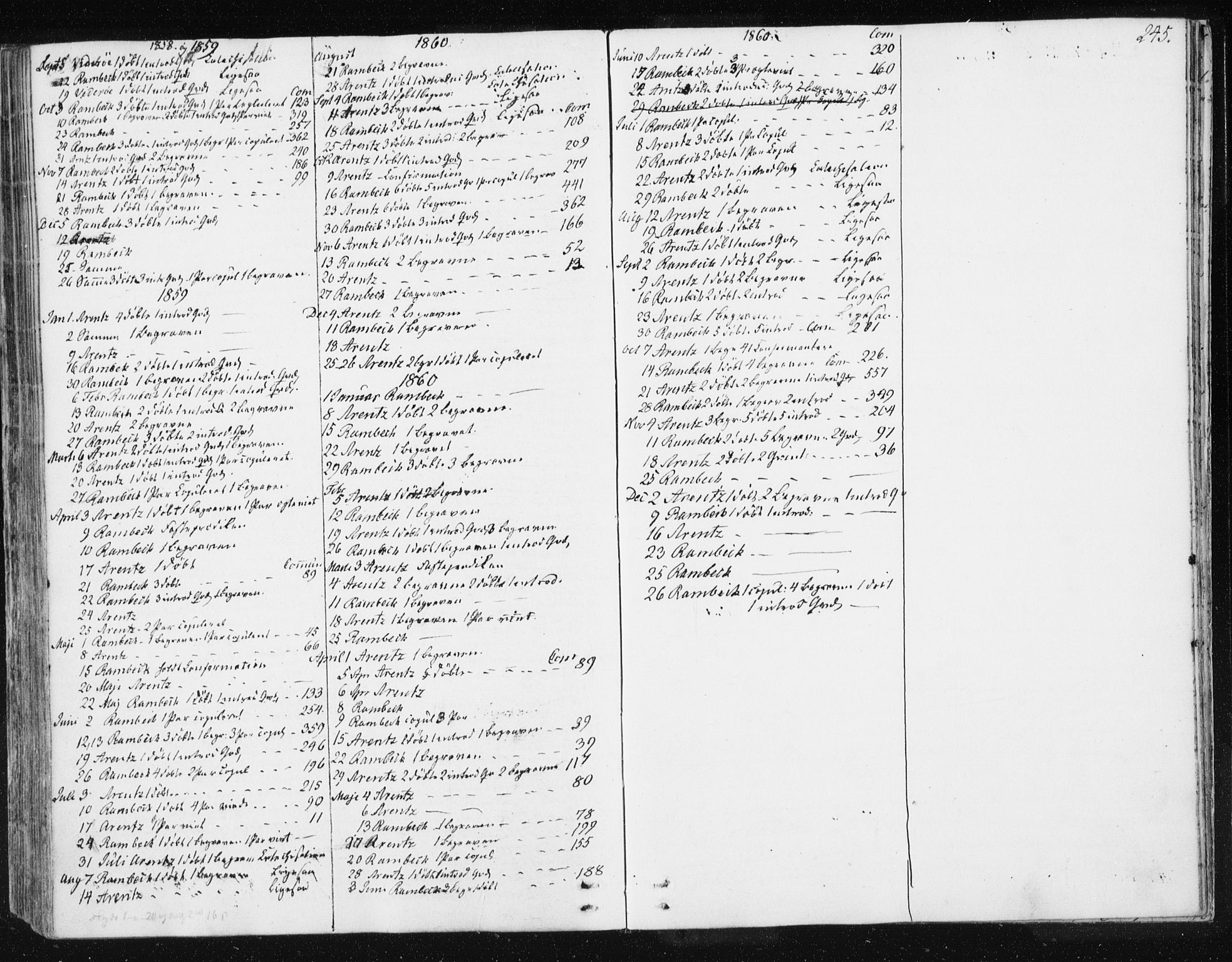 Ministerialprotokoller, klokkerbøker og fødselsregistre - Sør-Trøndelag, SAT/A-1456/674/L0869: Parish register (official) no. 674A01, 1829-1860, p. 245