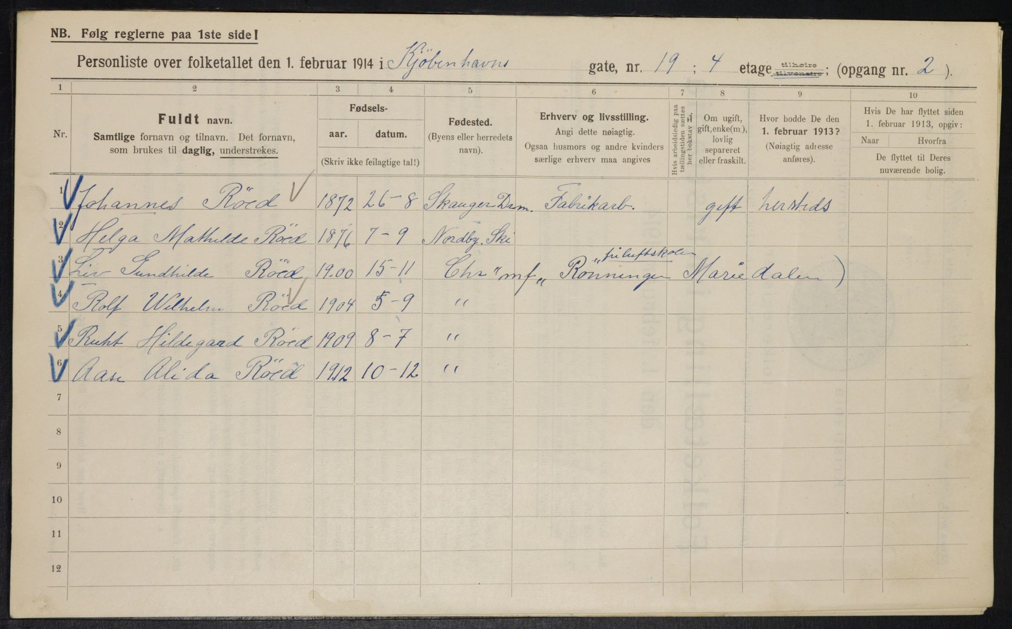 OBA, Municipal Census 1914 for Kristiania, 1914, p. 55193