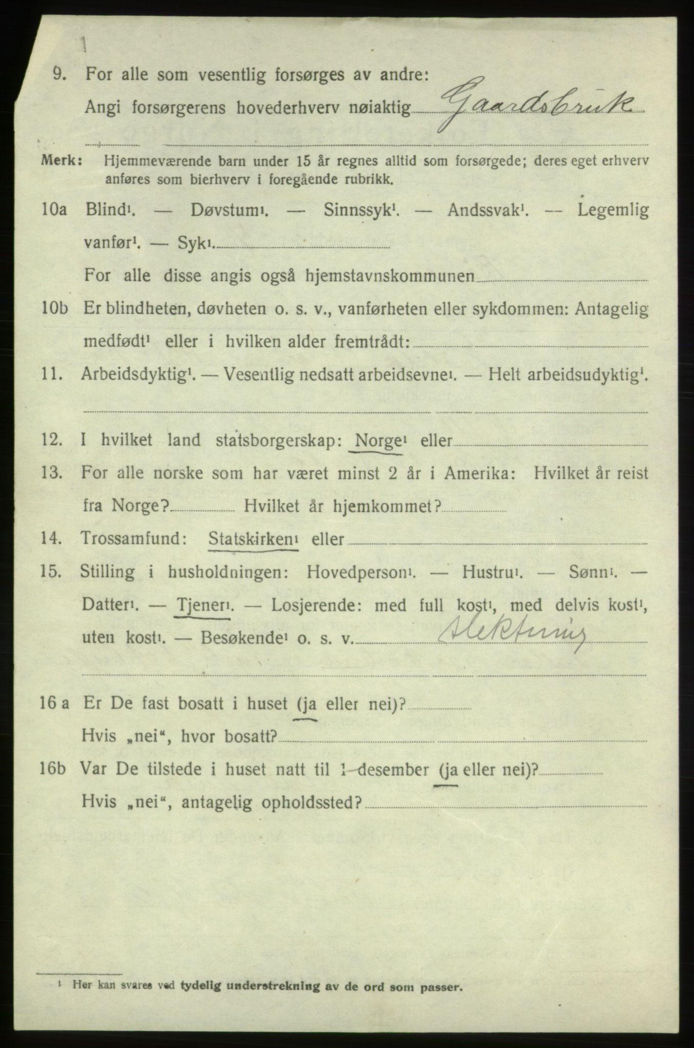 SAB, 1920 census for Bømlo, 1920, p. 2456