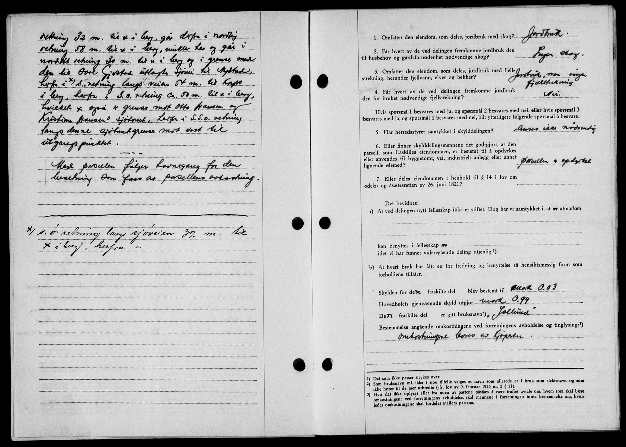 Lofoten sorenskriveri, SAT/A-0017/1/2/2C/L0005a: Mortgage book no. 5a, 1939-1939, Diary no: : 1207/1939