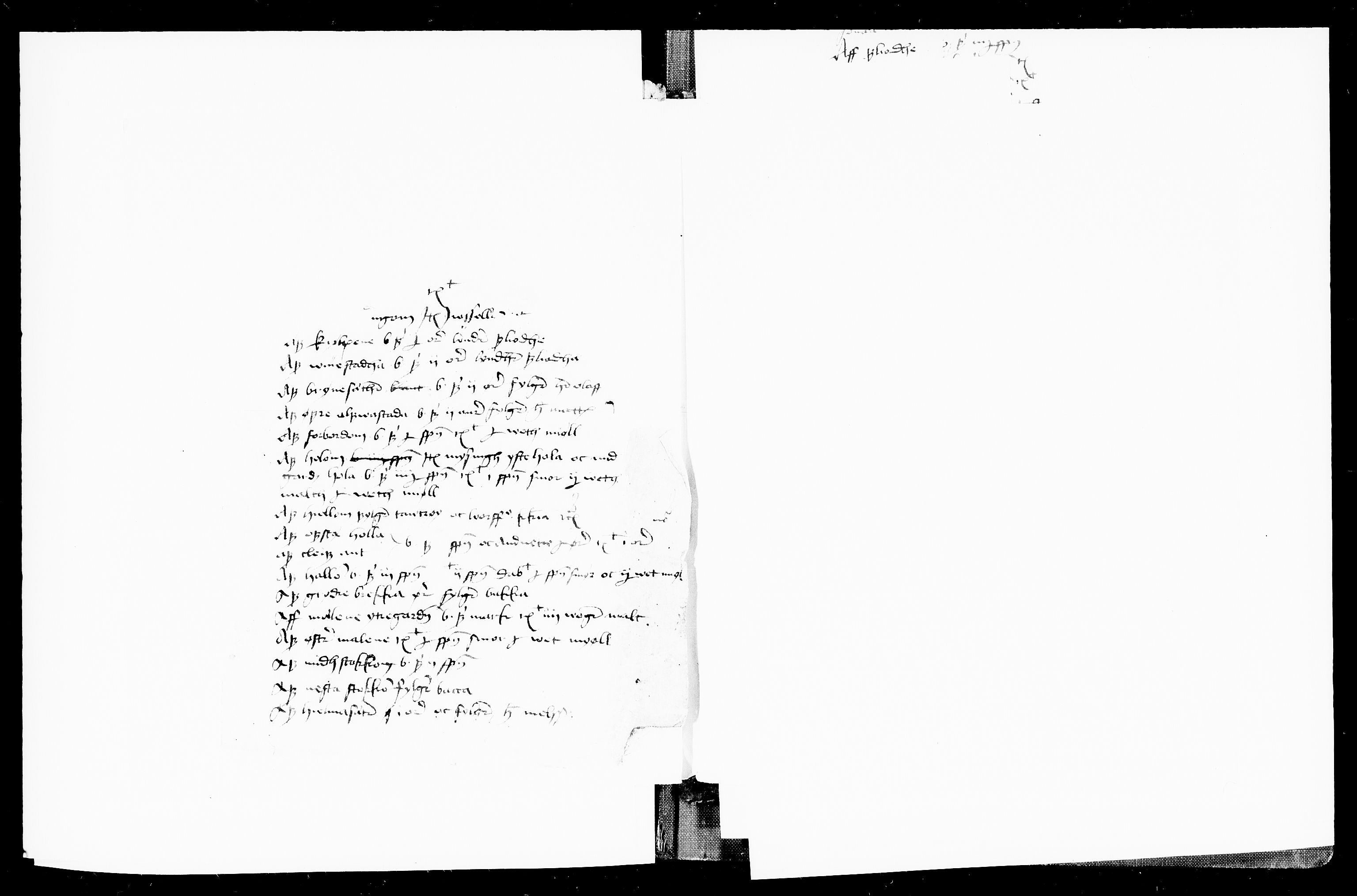 Riksarkivets diplomsamling, RA/EA-5965/F13/F13b/L0013: NRA dipl. München papir, nr. 4292 Aslak Bolts jordebok., 1430-1439, p. 199