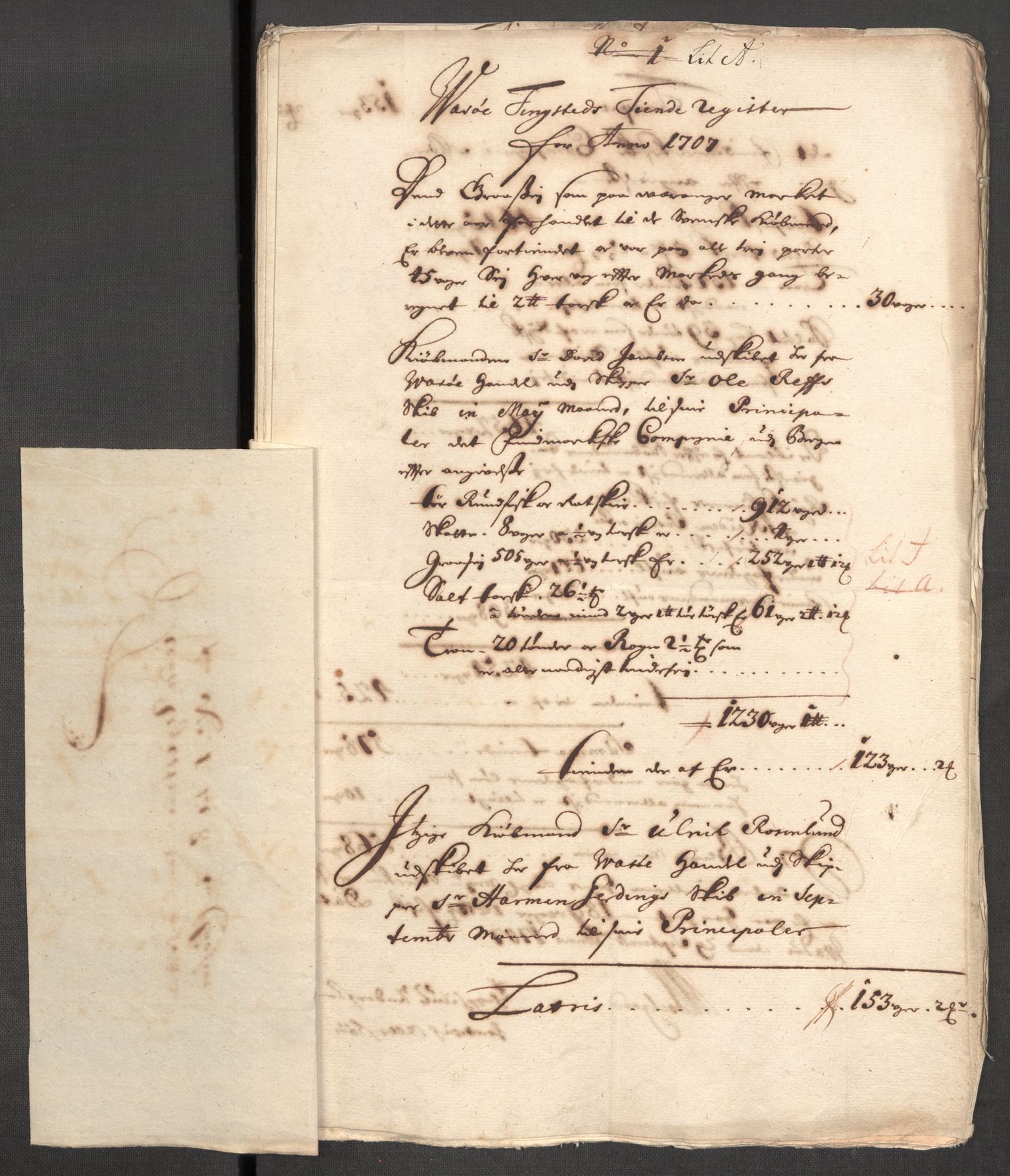 Rentekammeret inntil 1814, Reviderte regnskaper, Fogderegnskap, AV/RA-EA-4092/R69/L4854: Fogderegnskap Finnmark/Vardøhus, 1707-1708, p. 55