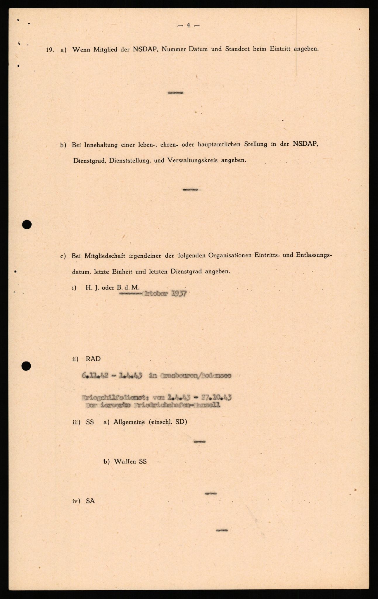 Forsvaret, Forsvarets overkommando II, AV/RA-RAFA-3915/D/Db/L0034: CI Questionaires. Tyske okkupasjonsstyrker i Norge. Tyskere., 1945-1946, p. 68