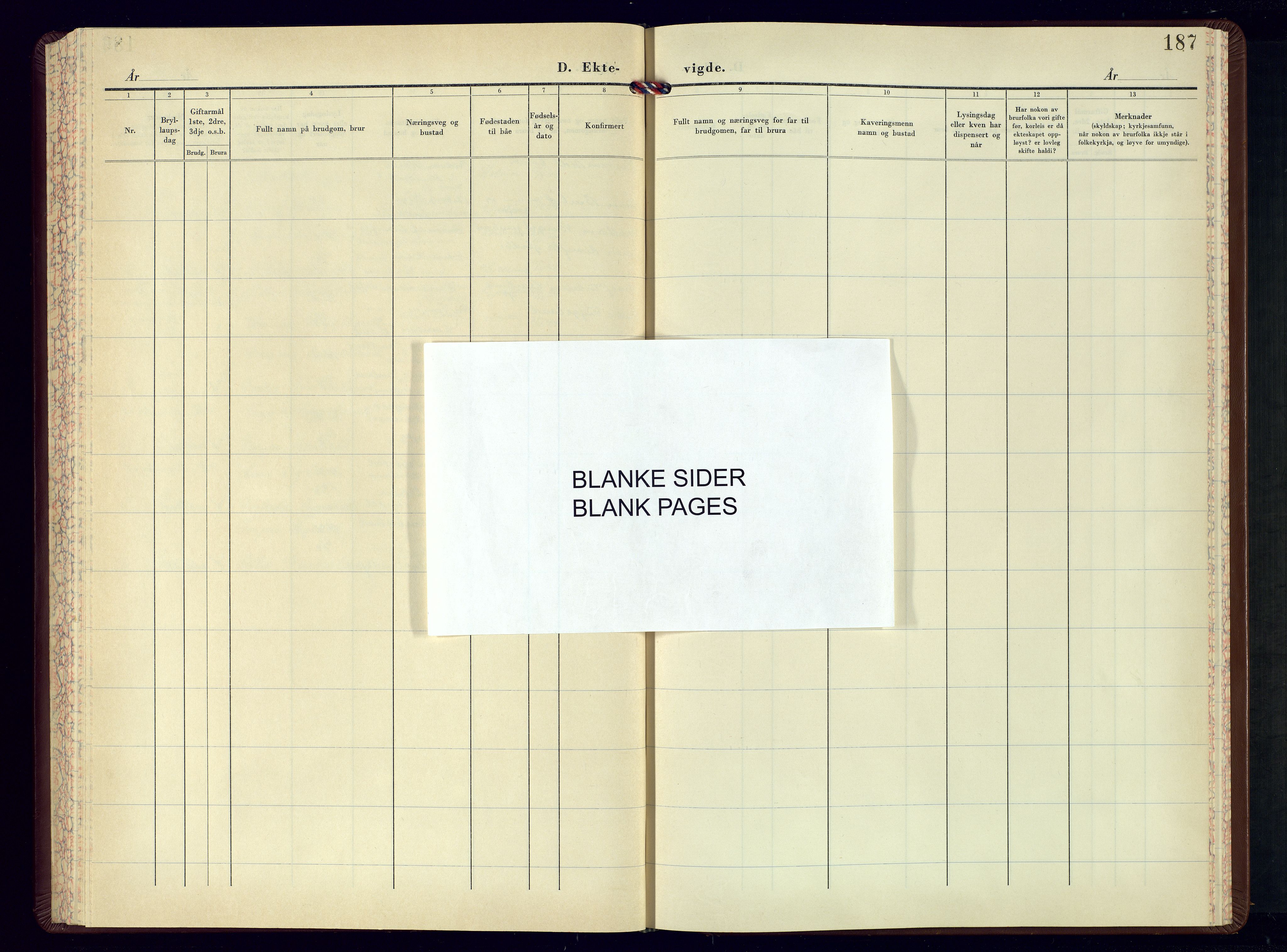 Bjelland sokneprestkontor, AV/SAK-1111-0005/F/Fb/Fba/L0007: Parish register (copy) no. B-7, 1956-1977