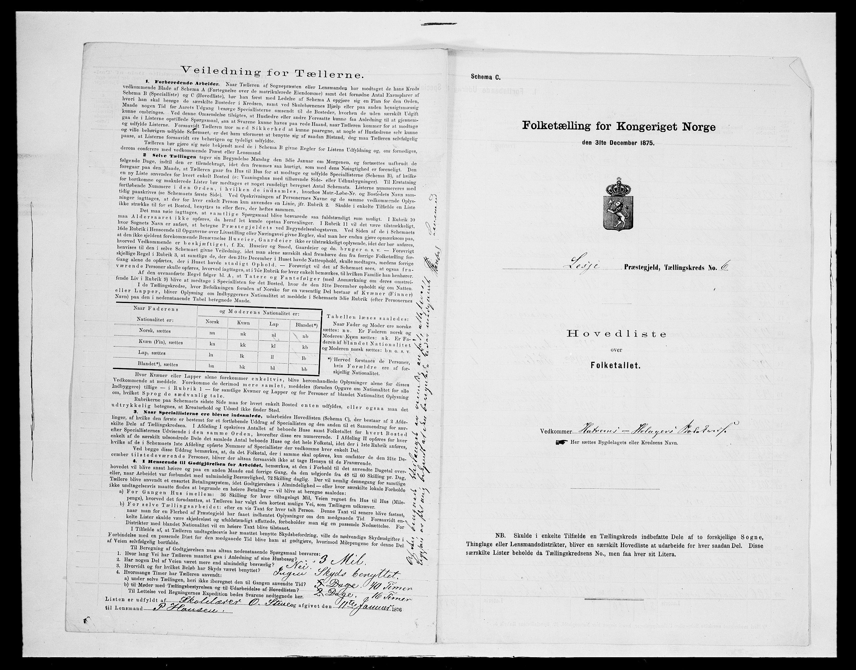 SAH, 1875 census for 0512P Lesja, 1875, p. 37