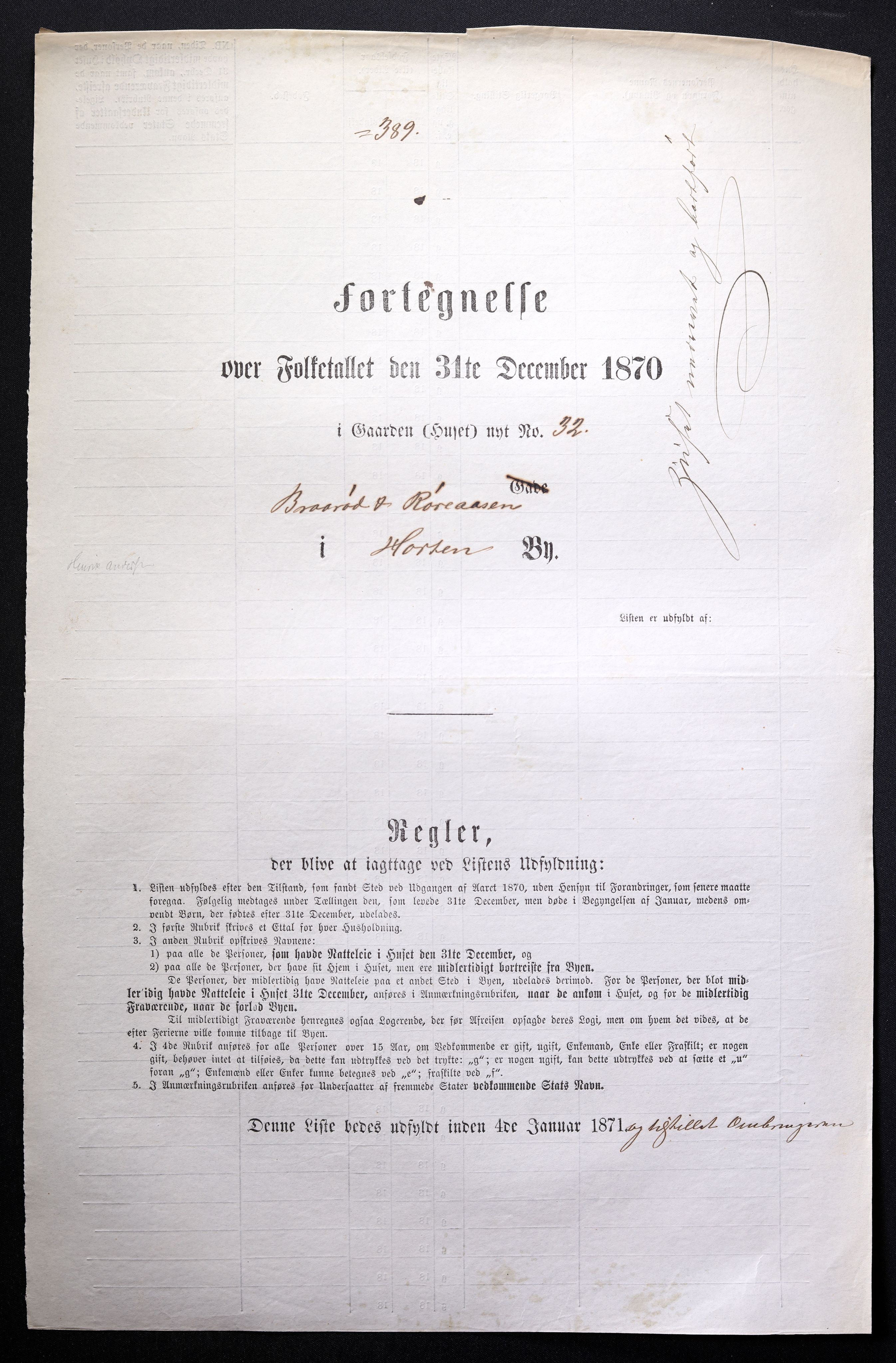 RA, 1870 census for 0703 Horten, 1870, p. 788