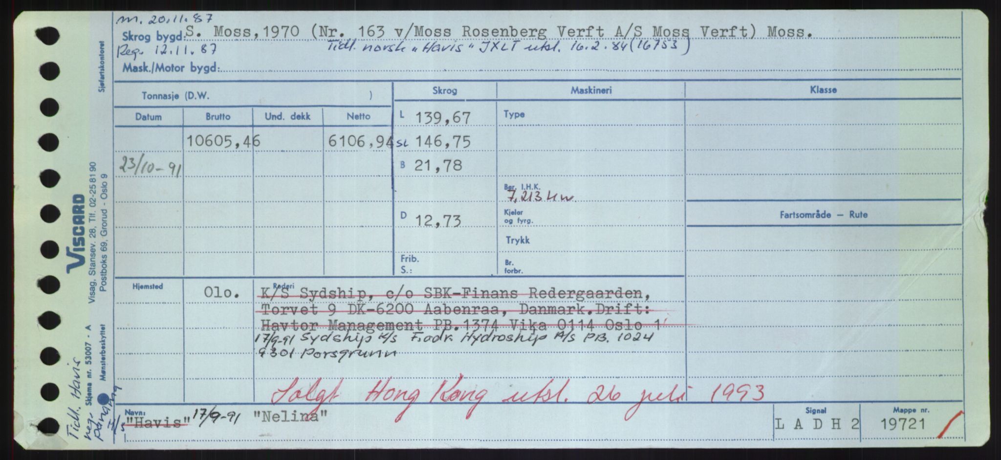 Sjøfartsdirektoratet med forløpere, Skipsmålingen, AV/RA-S-1627/H/Hd/L0026: Fartøy, N-Norhol, p. 97