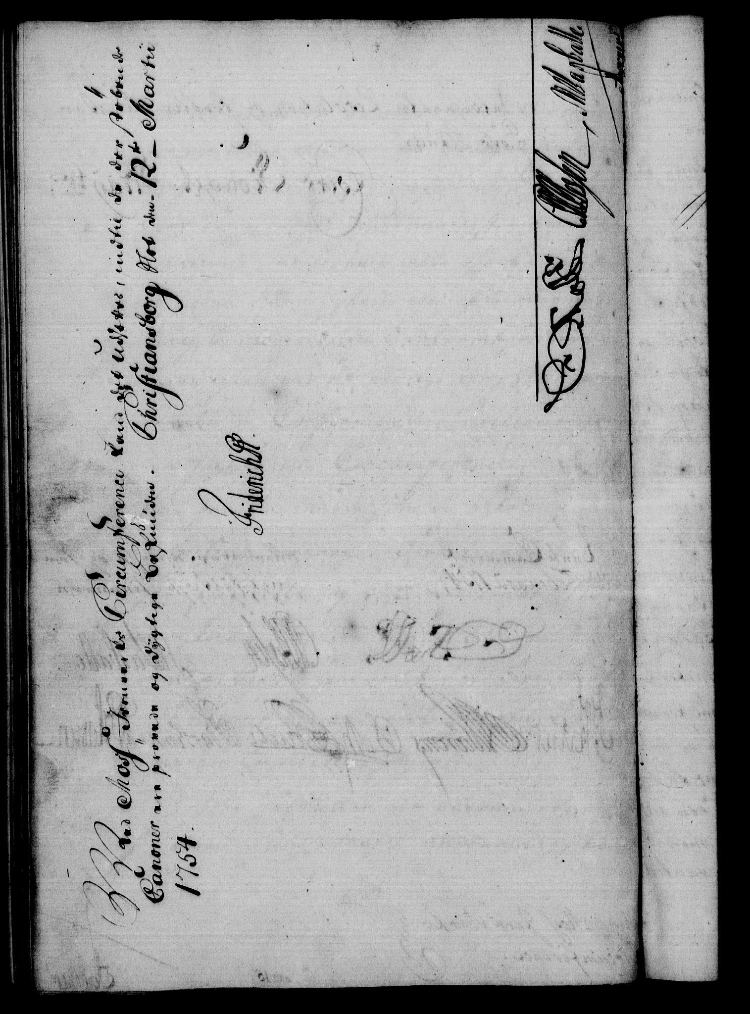 Rentekammeret, Kammerkanselliet, RA/EA-3111/G/Gf/Gfa/L0036: Norsk relasjons- og resolusjonsprotokoll (merket RK 52.36), 1754, p. 221